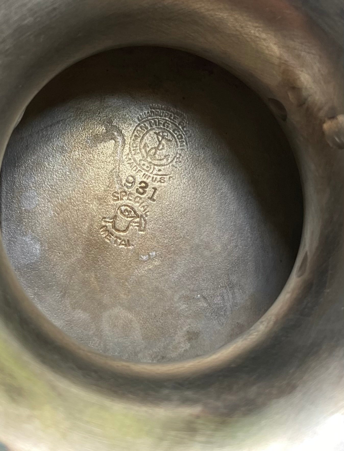 Tremendous Antique Quadrupleplate Pedestal Bowl