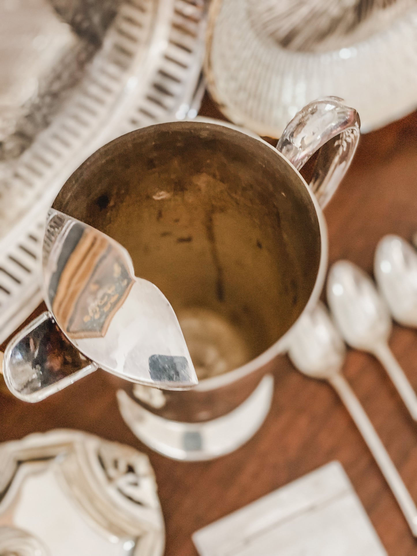 Wonderful Antique Cocktail Pitcher