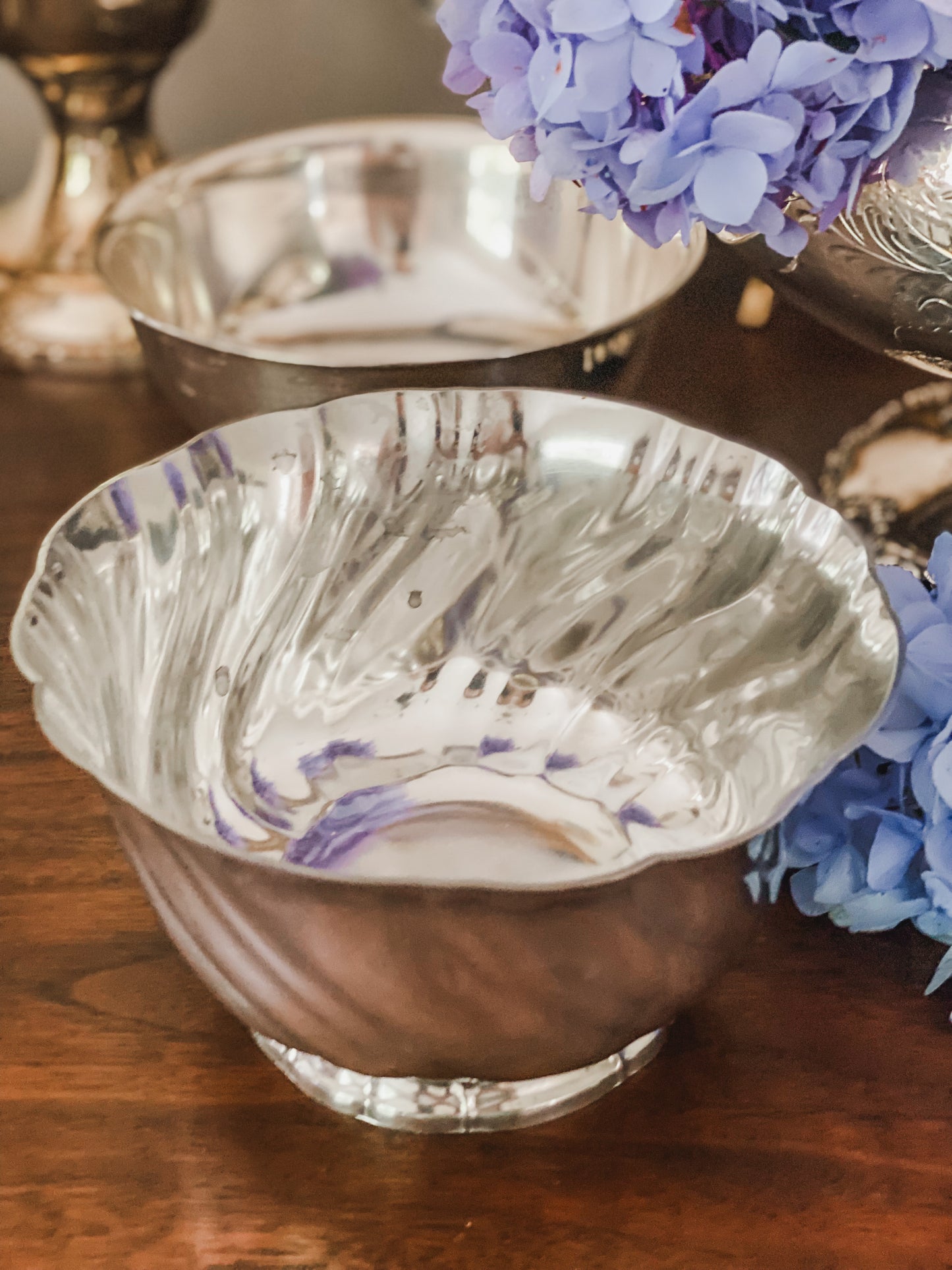 Swirled Kirk Steiff Condiment Bowl