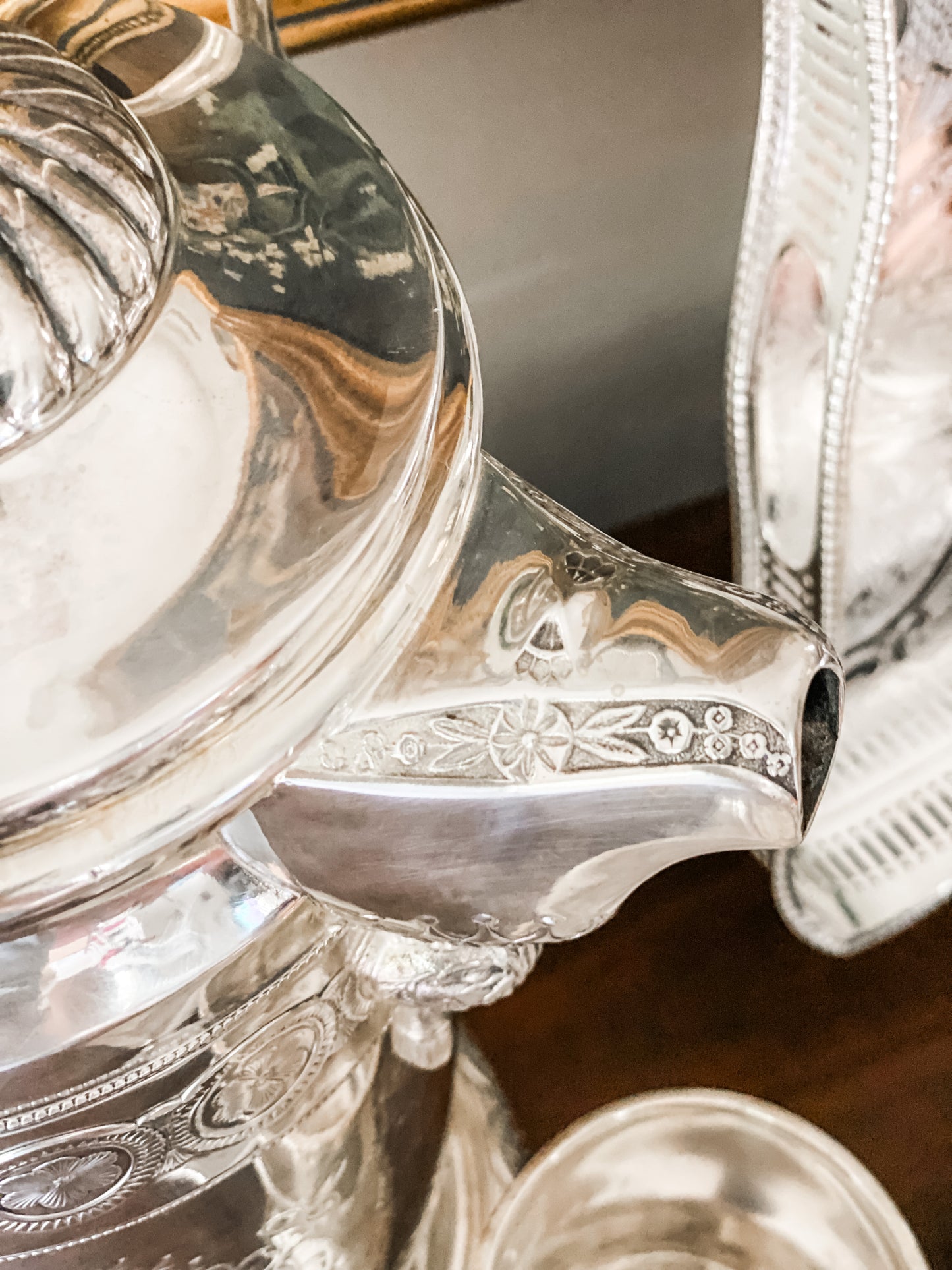 Absolutely Stunning! Water Pitcher on Stand with Cup and Tray