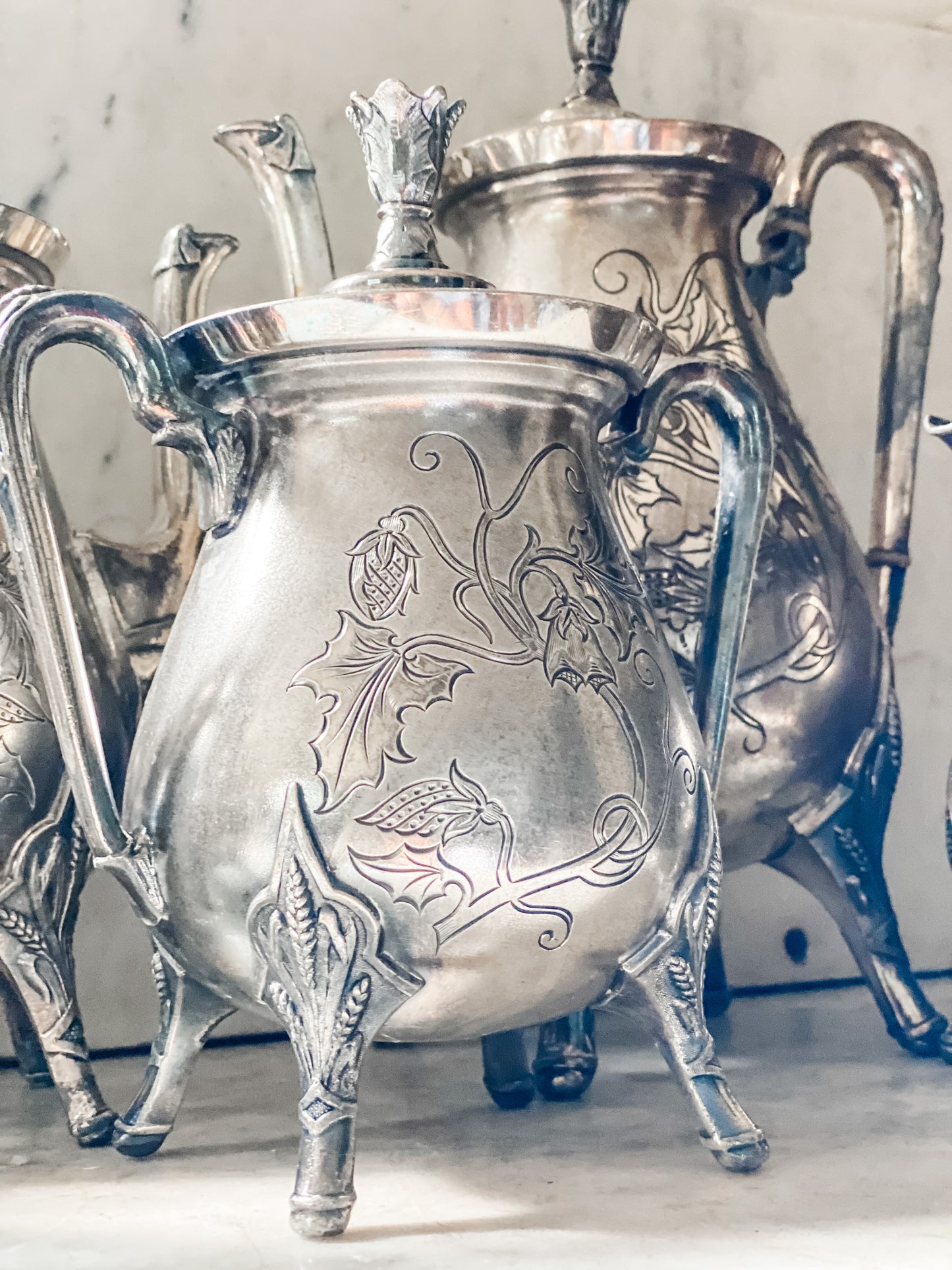 Spectacular Antique Tea Set from the 1800's