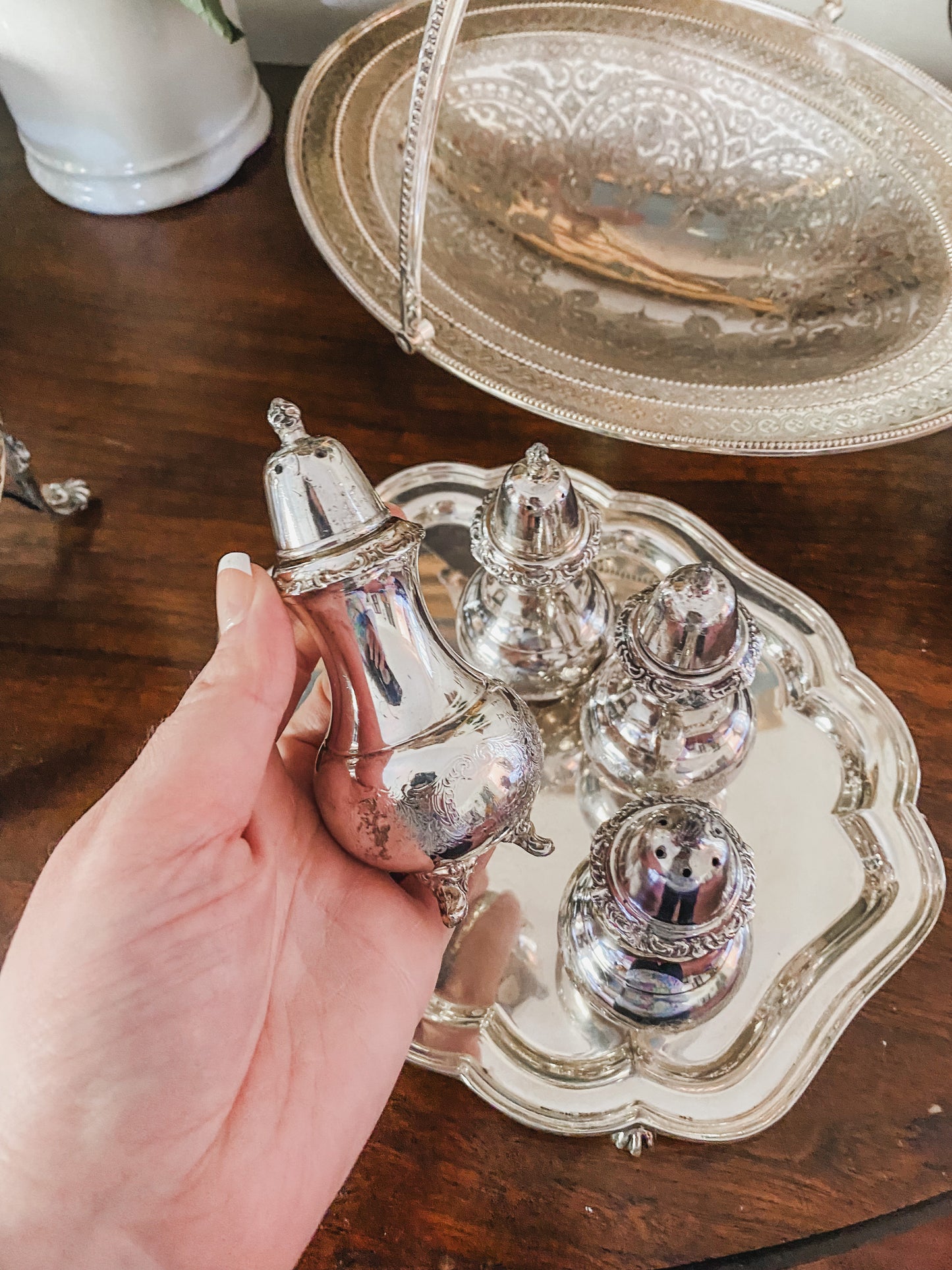 4 Matching Salt and Peppers.