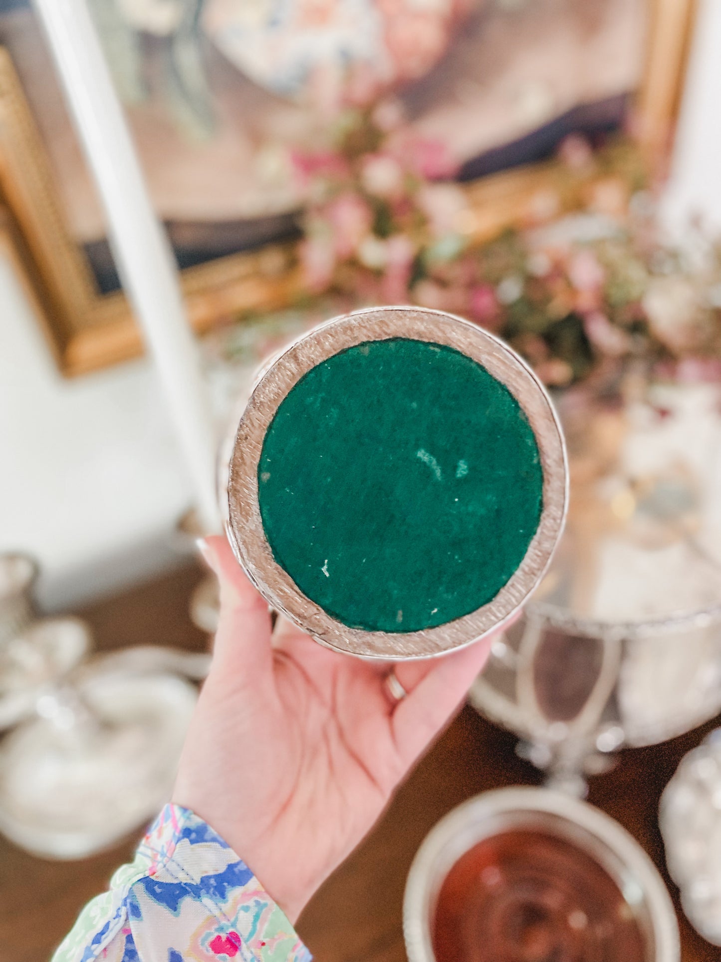 Antique Old Sheffield Plate Bottle Coaster