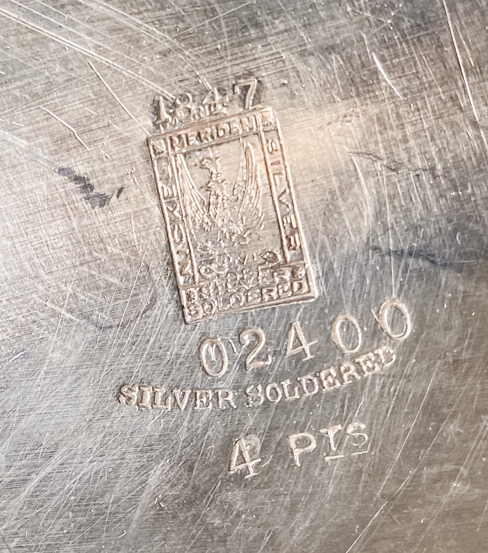 Antique Meriden Silver Soup Tureen