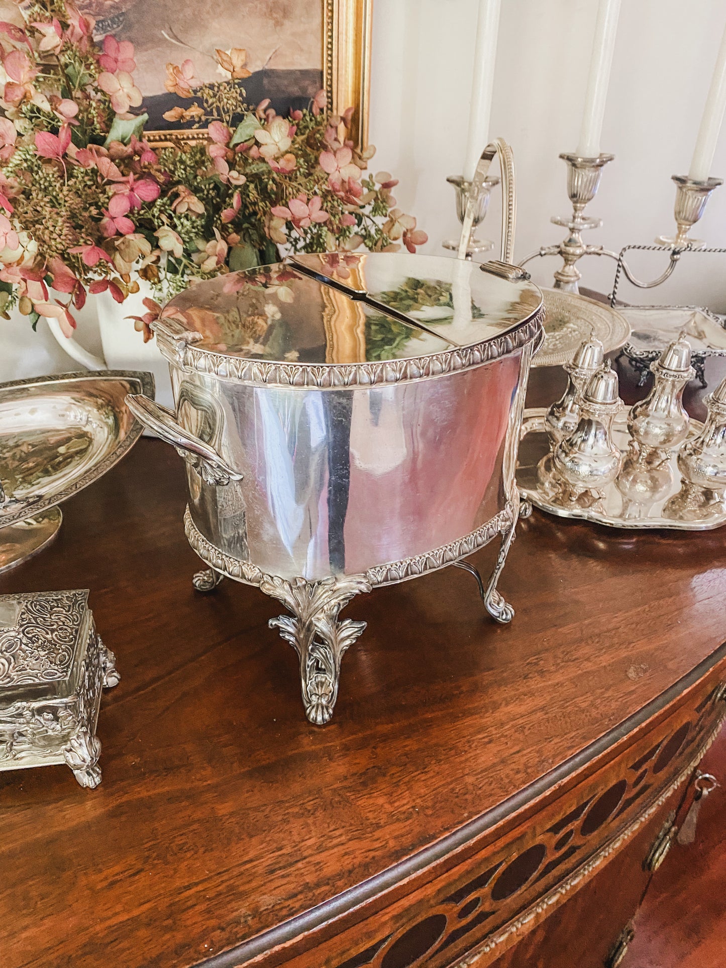 Fantastic Find! "Old Sheffield Plate" Egg Warmer