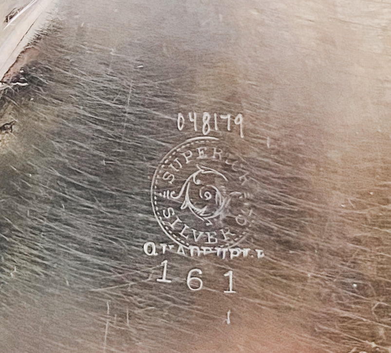 Quadroupleplate Antique Crumb Catcher