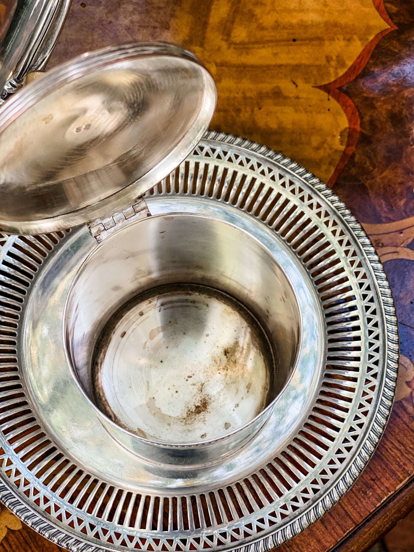 Darling Antique English Tea Canister