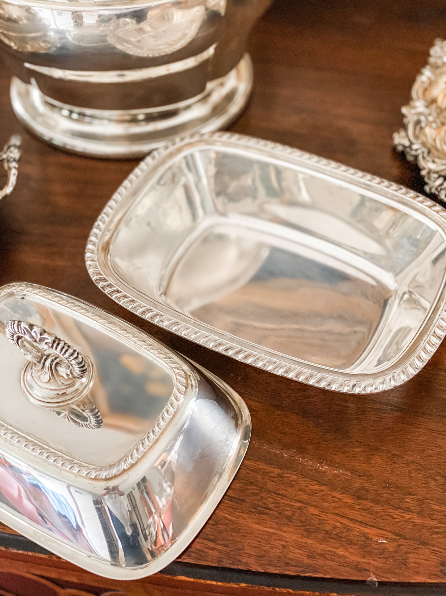 Delightful Antique Covered Dish