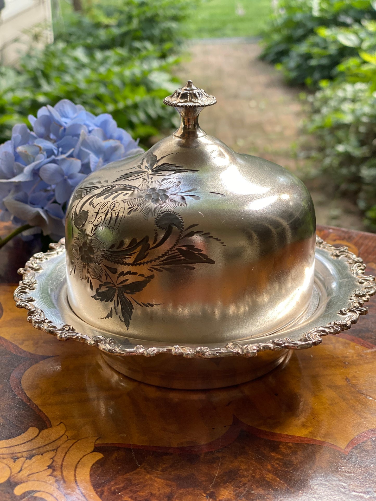 Rare Riverton Silver Co. Antique Butter Dish