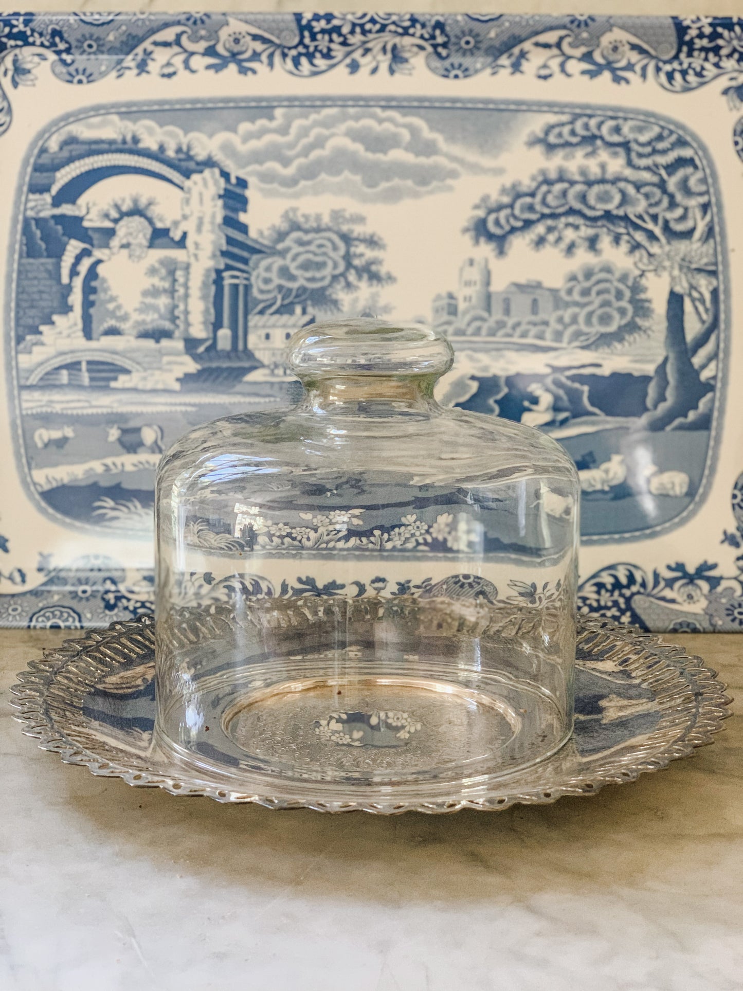 Cloche Covered Plate
