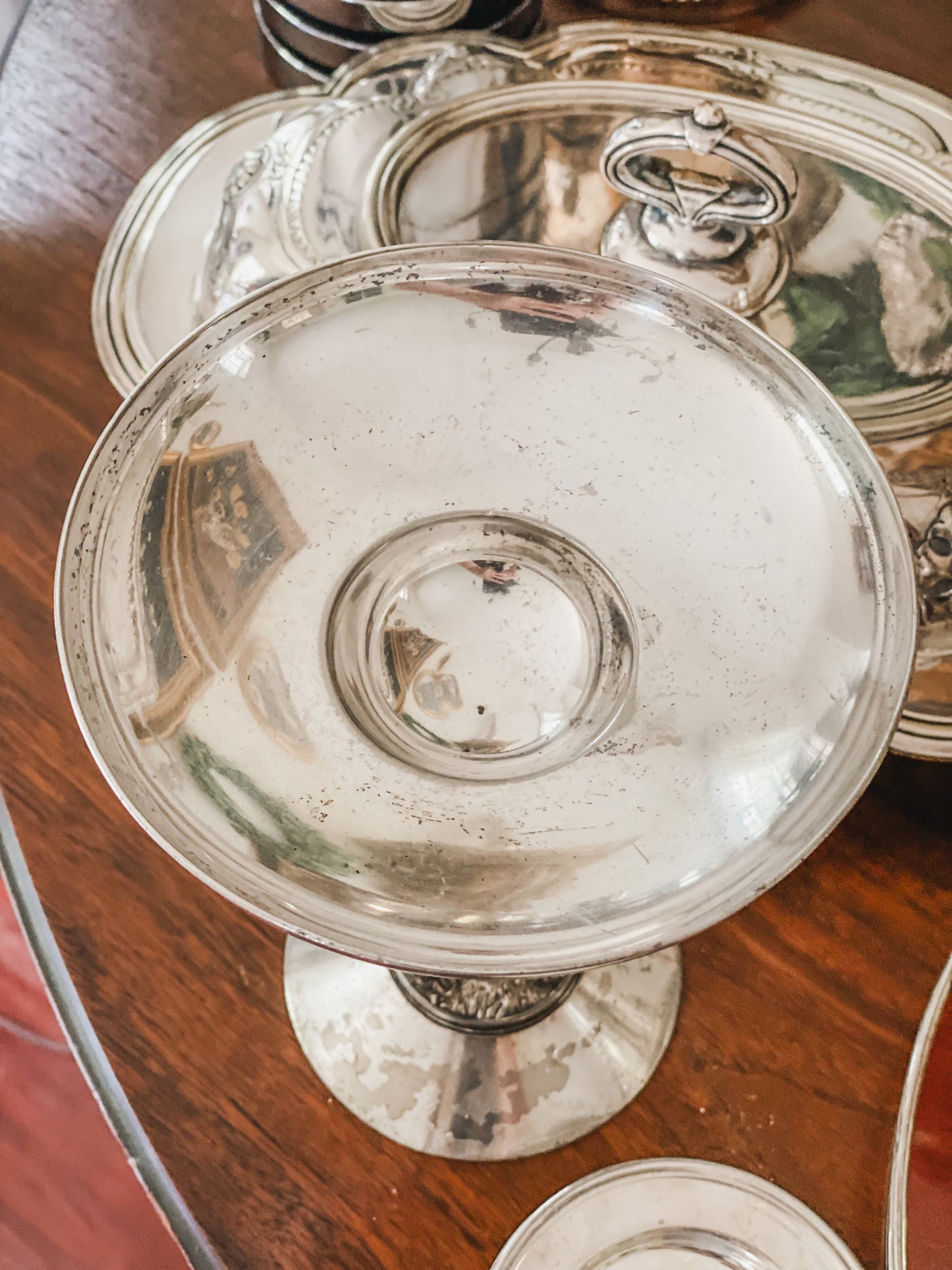 Antique Meriden Pedestal