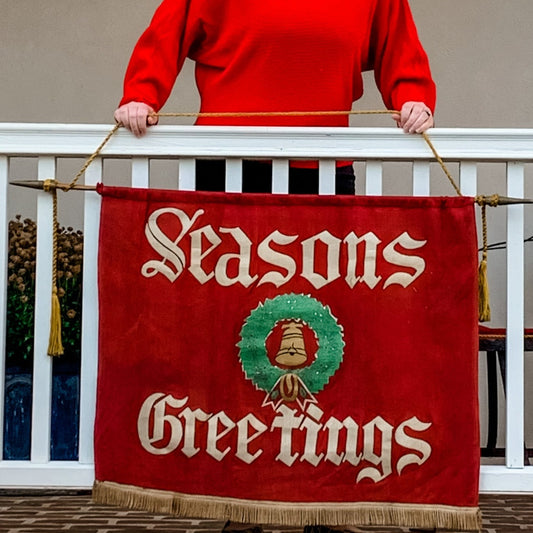 2 available: Vintage Season's Greeting Banner