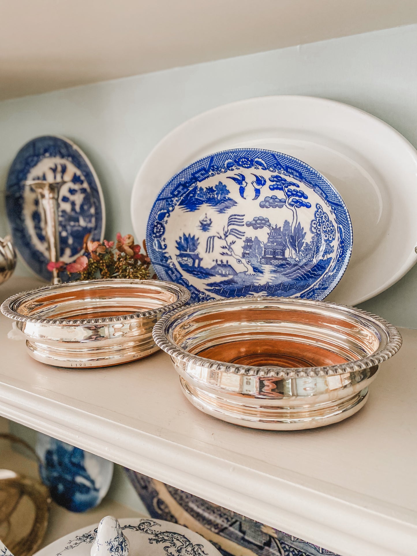 Very Special Pair of “Old Sheffield Plate” Bottle Coasters