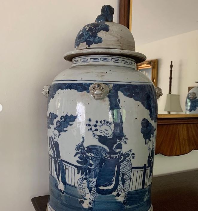 Vintage Chinese ginger jar
