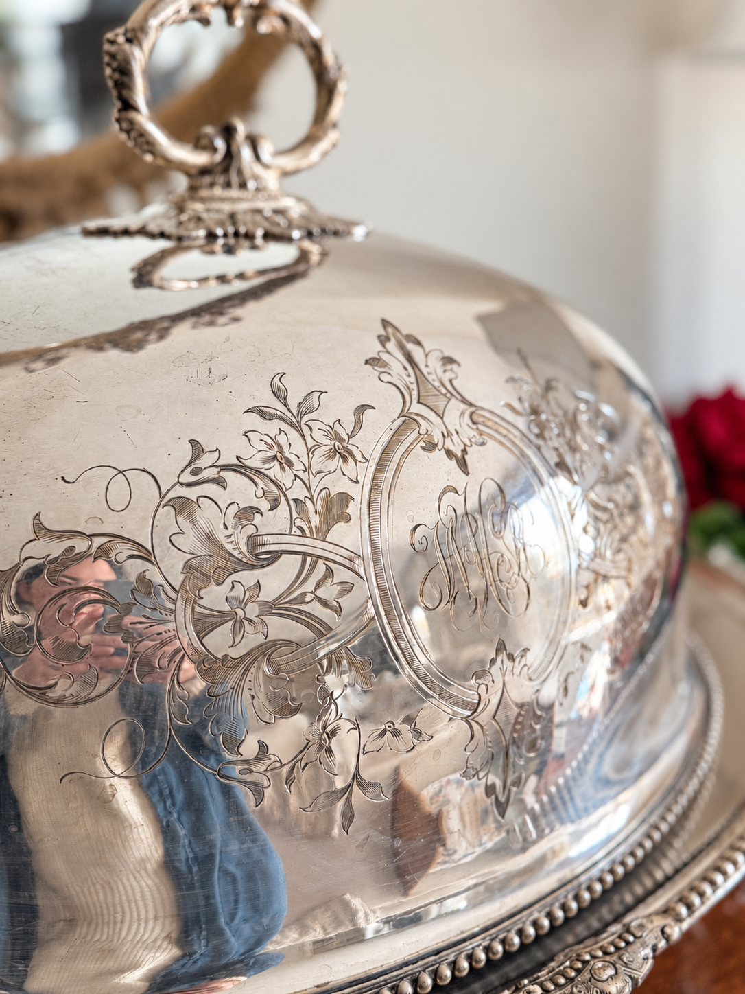 Exceptional Victorian Silver-Plated Meat Dome & Warming Platter