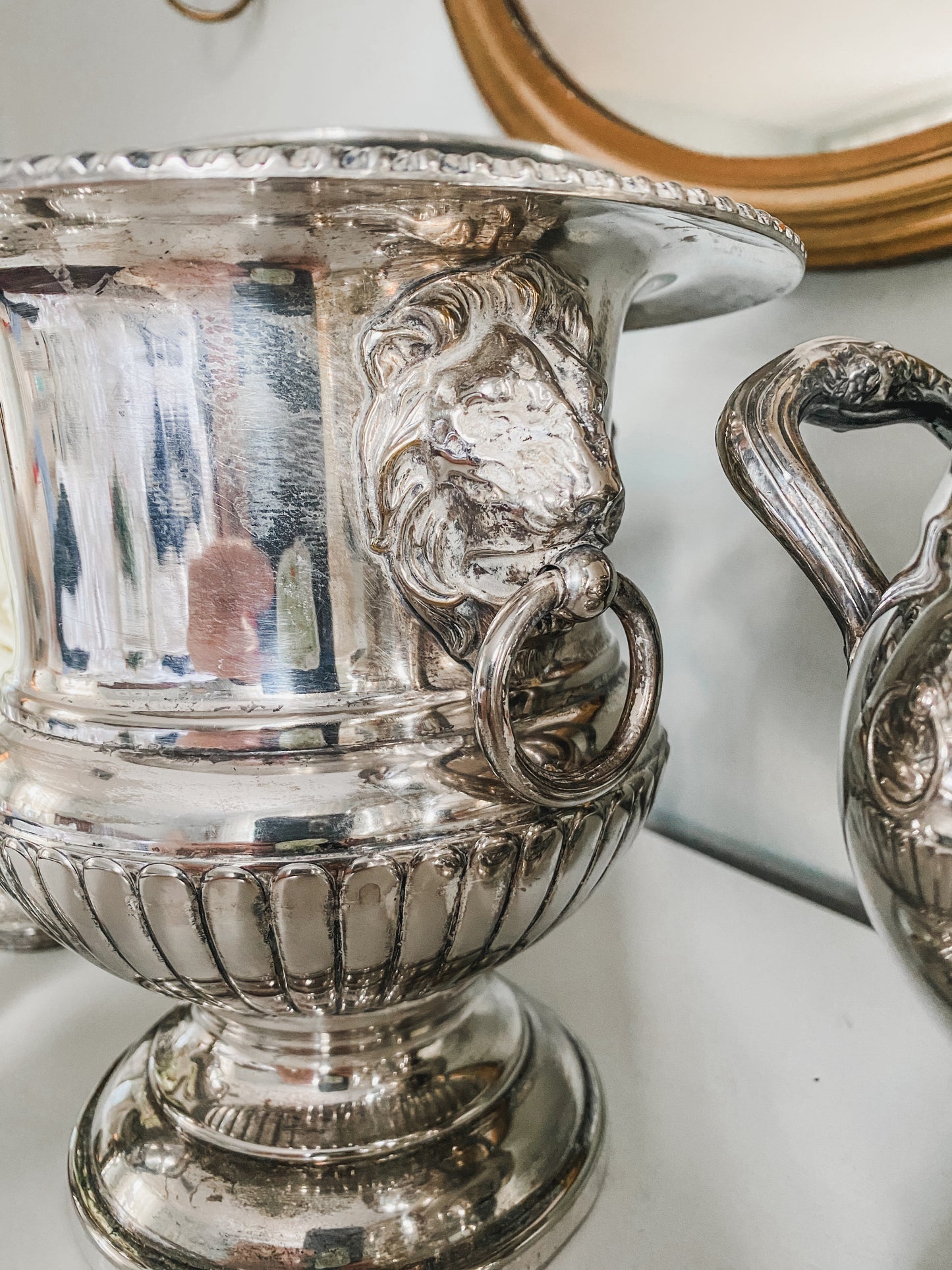 Petite Antique English Sheffield Plate Champagne Bucket (c. 1890–1915)