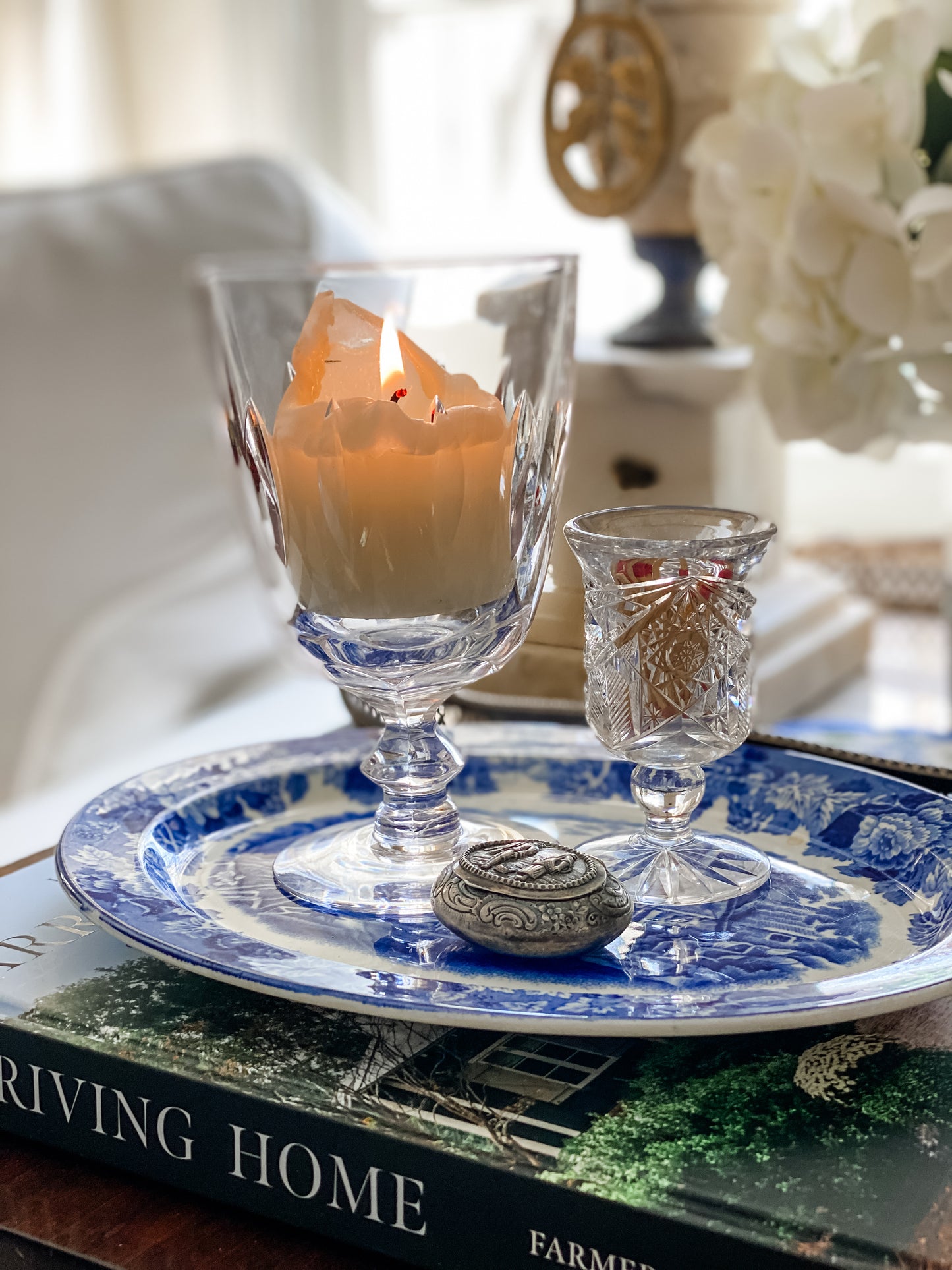 Substantial Glass Votive Holder