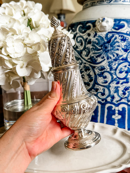 *Don't Miss* Extraordinarily Detailed Large Antique Muffineer