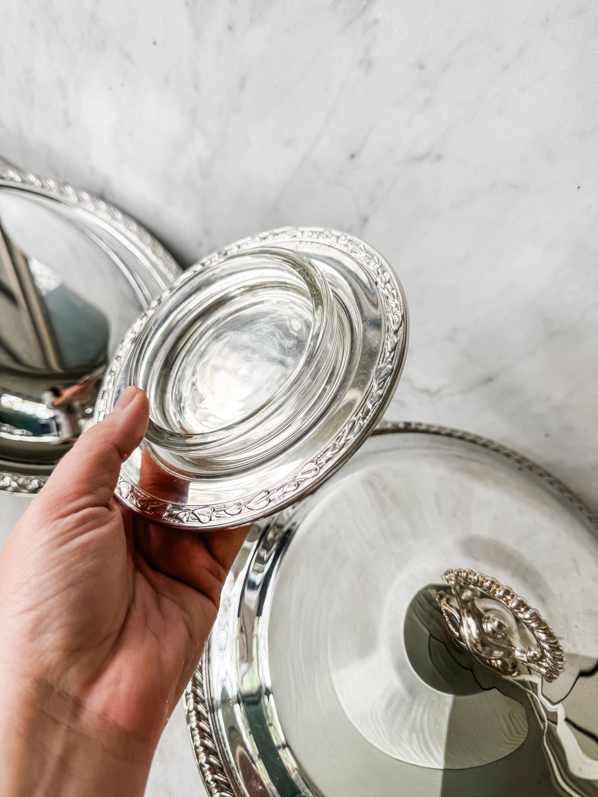 Silver Savings Set: Three Vintage Serving Pieces