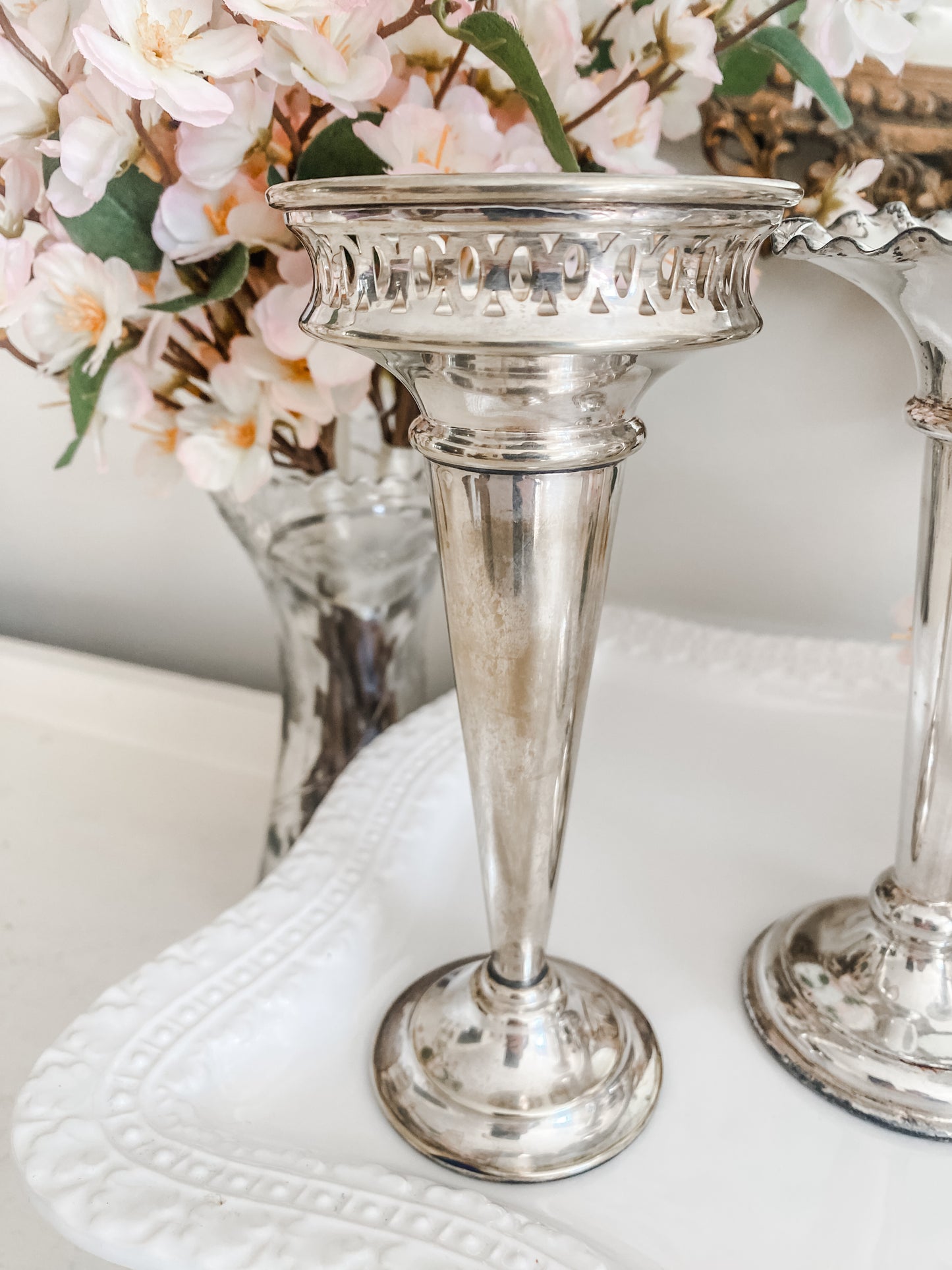 Grouping of 3 Antique Vases