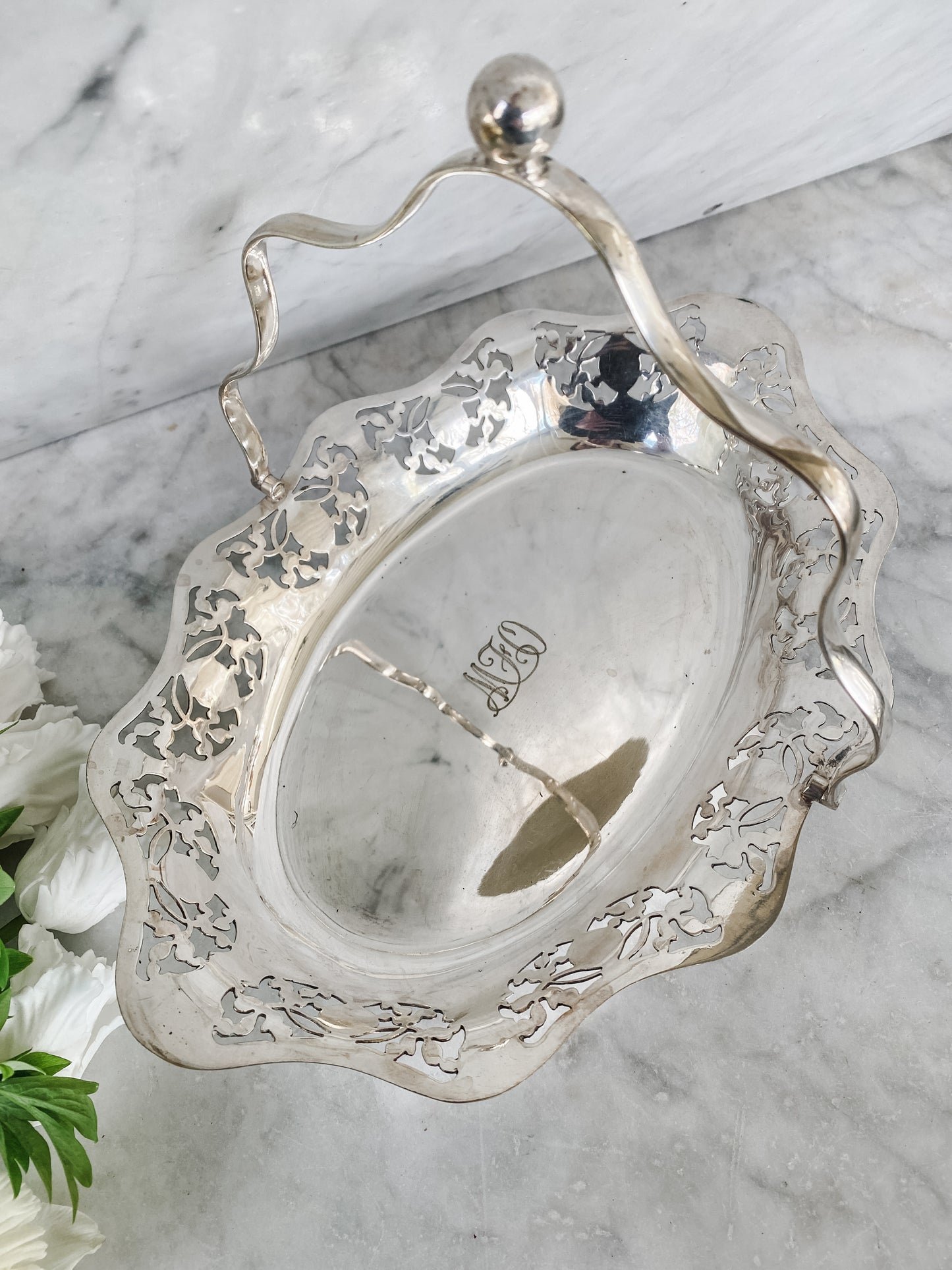 Antique Swing Basket
