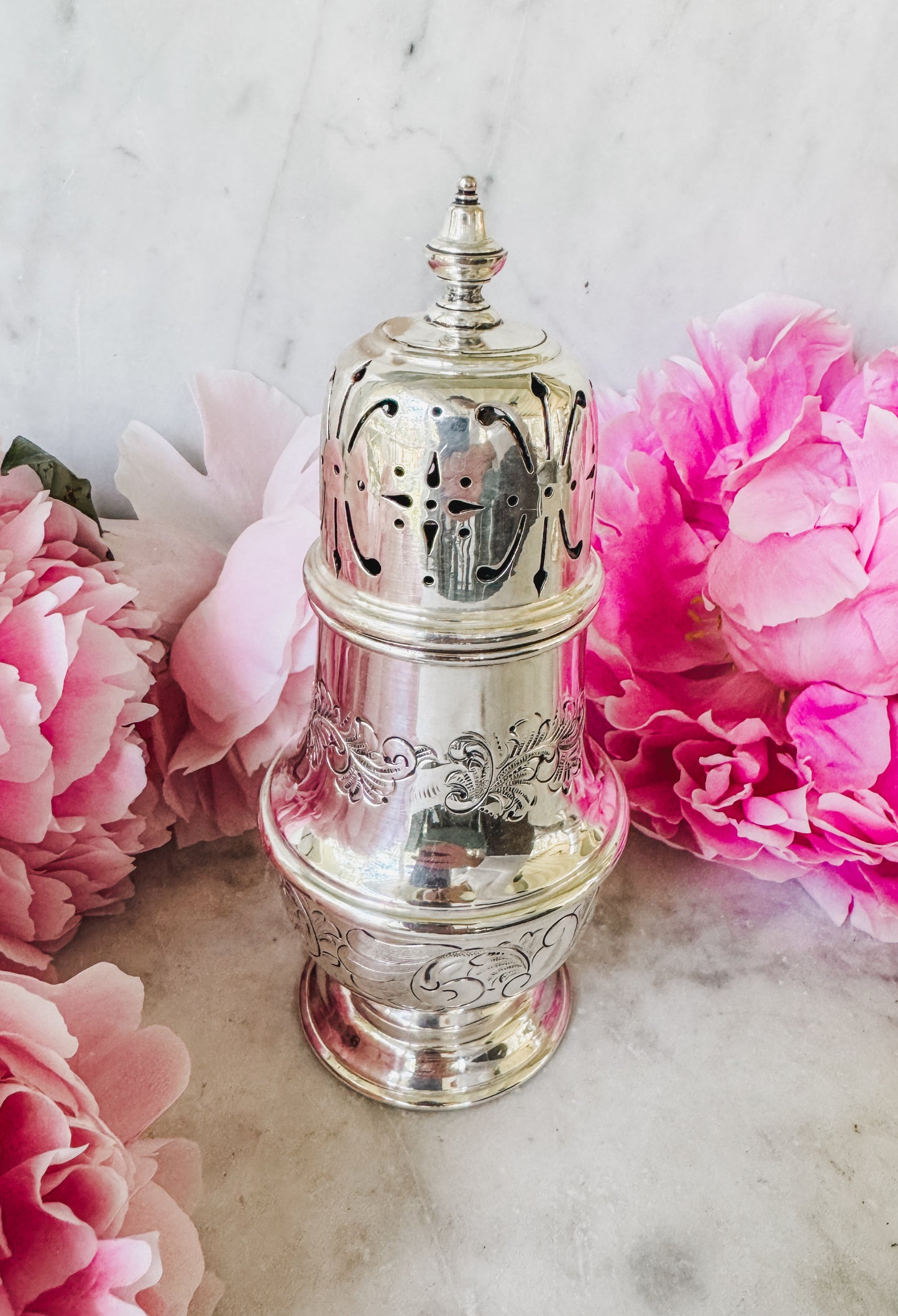Antique English Barker Ellis Muffineer