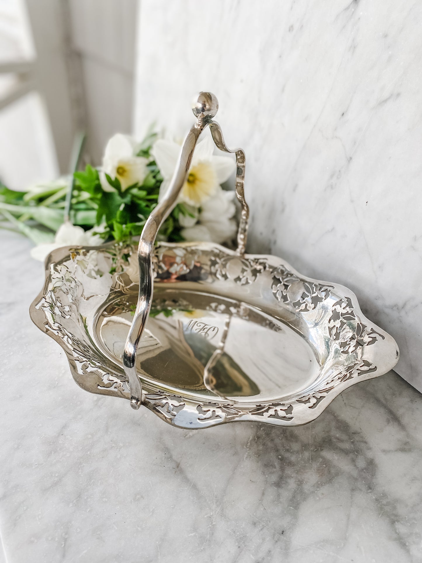 Antique Swing Basket
