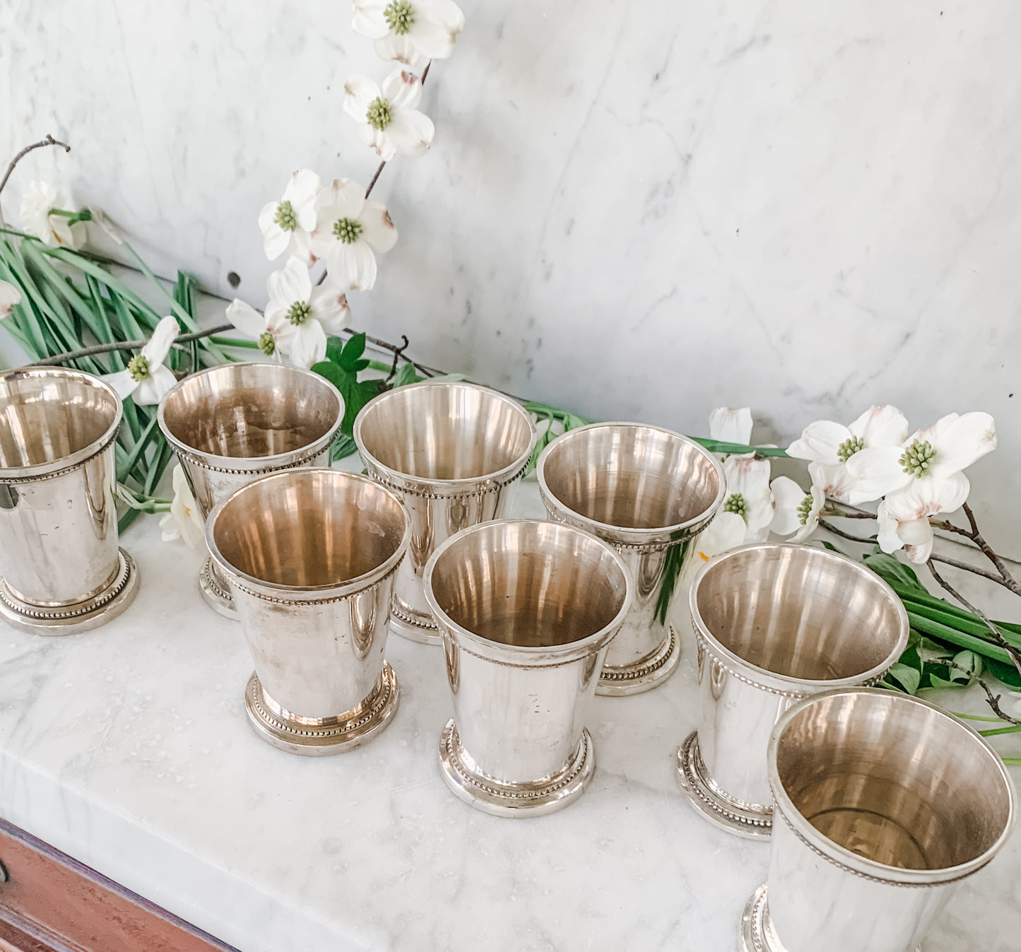 Set of 8 Mint Julep Cups