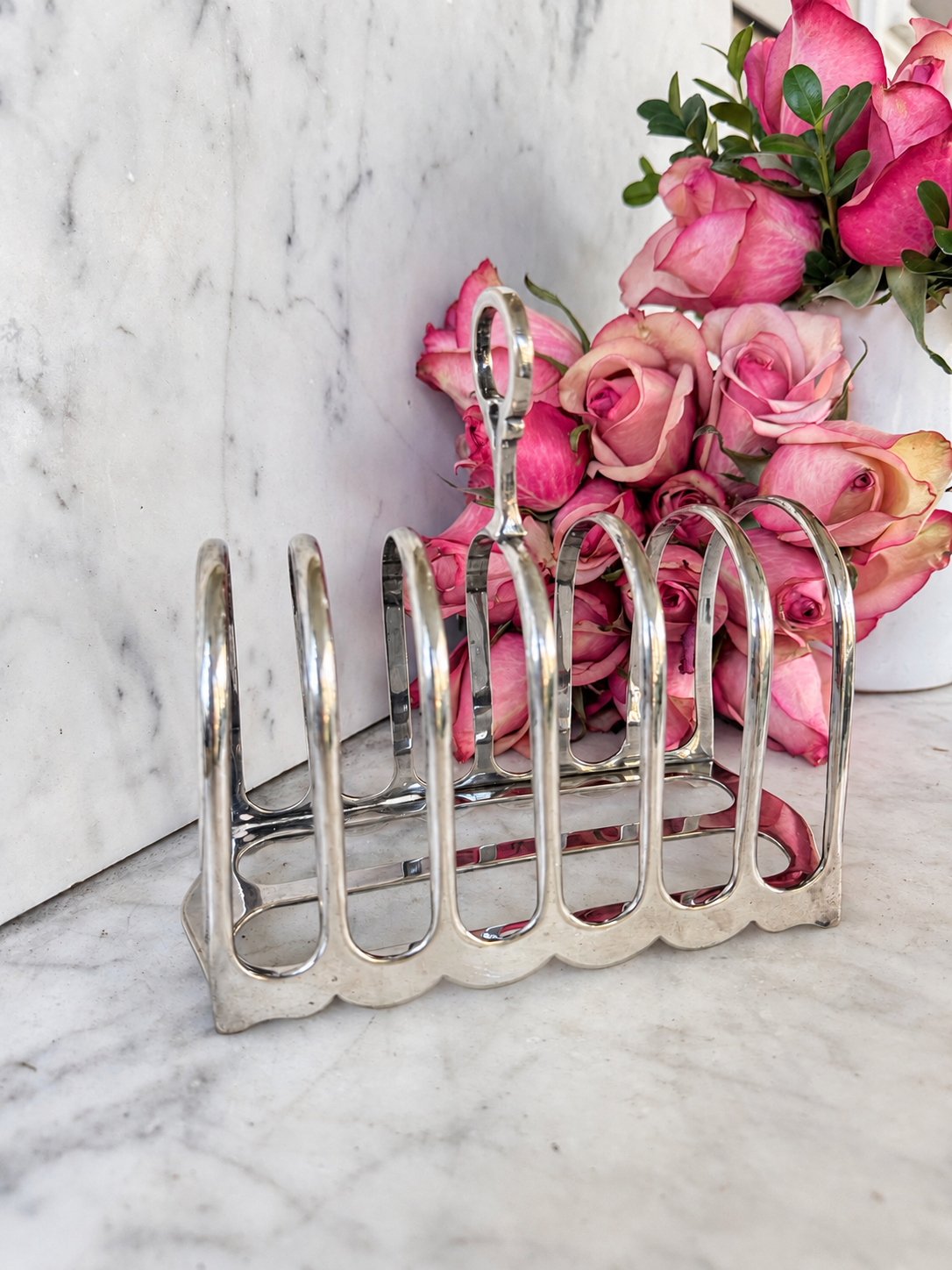 Antique Walker and Hall Extra Large Toast Rack