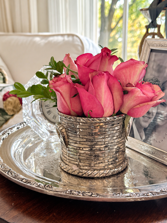 Basket Weave Bottle Coaster
