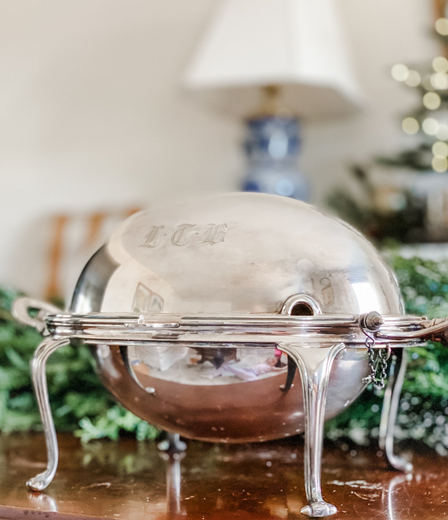 Antique Mappin and Webb Domed Server
