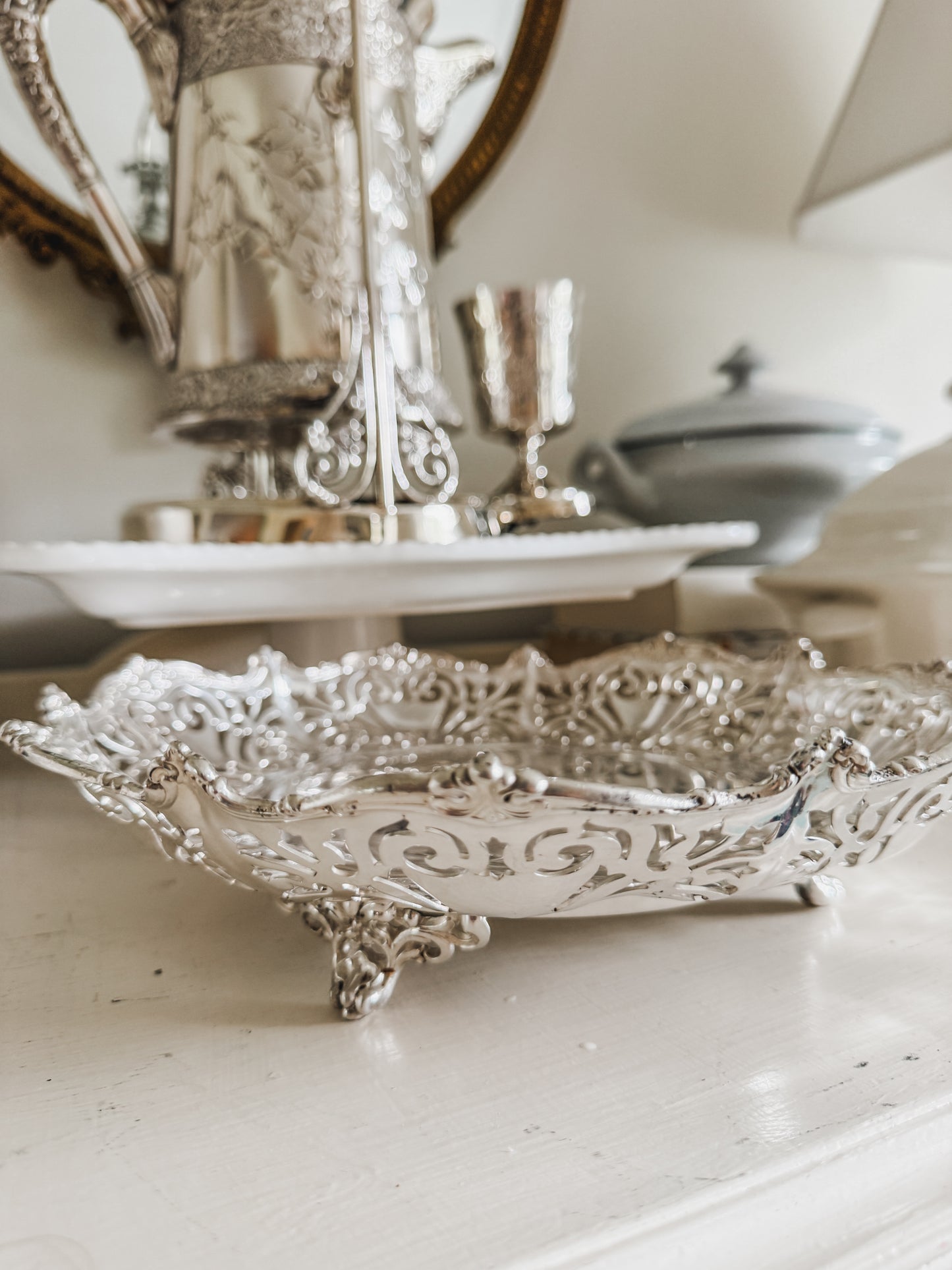 Stunning Pierced Bowl Circa 1880's