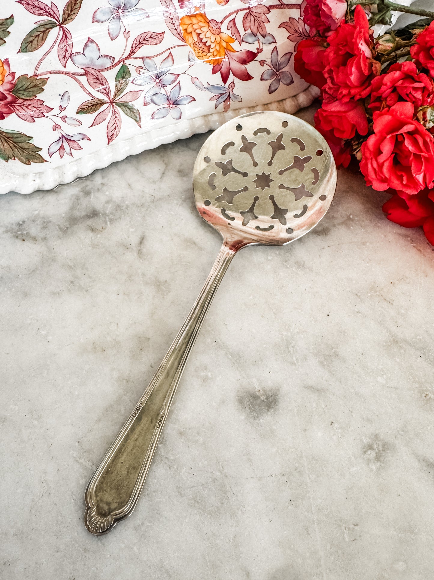 Antique Tomato Server
