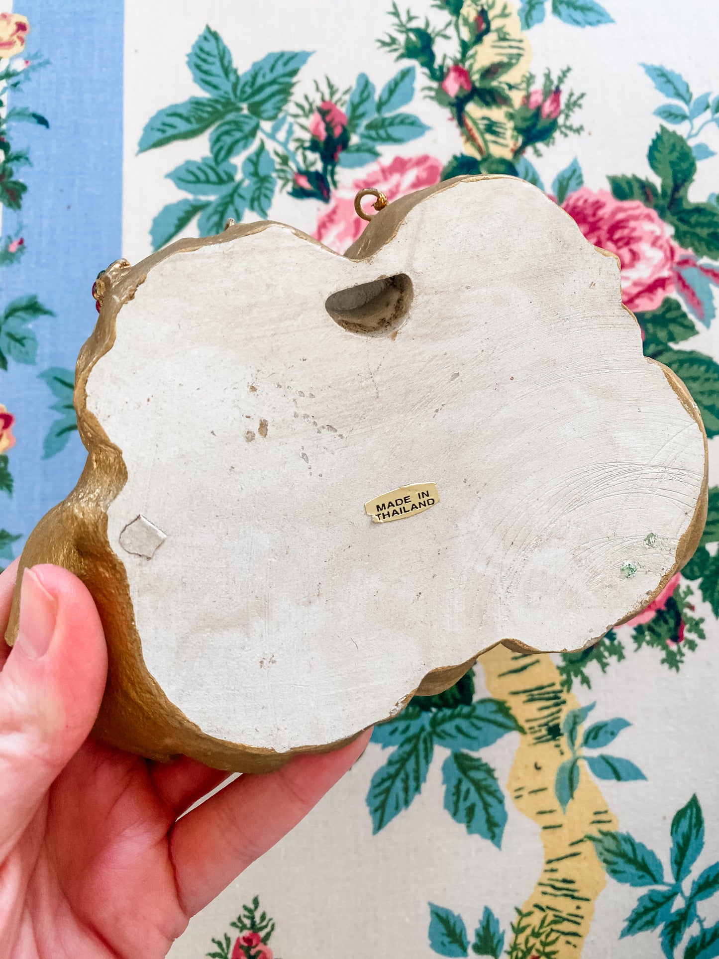 Vintage Double Putti Angel Heads with Wings