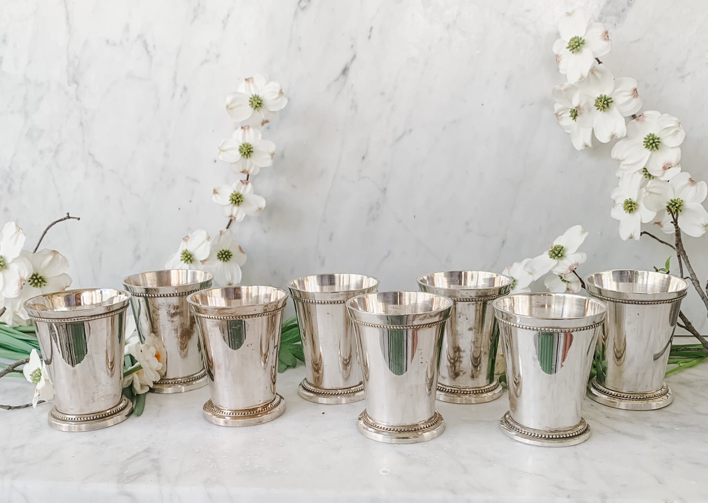 Set of 8 Mint Julep Cups
