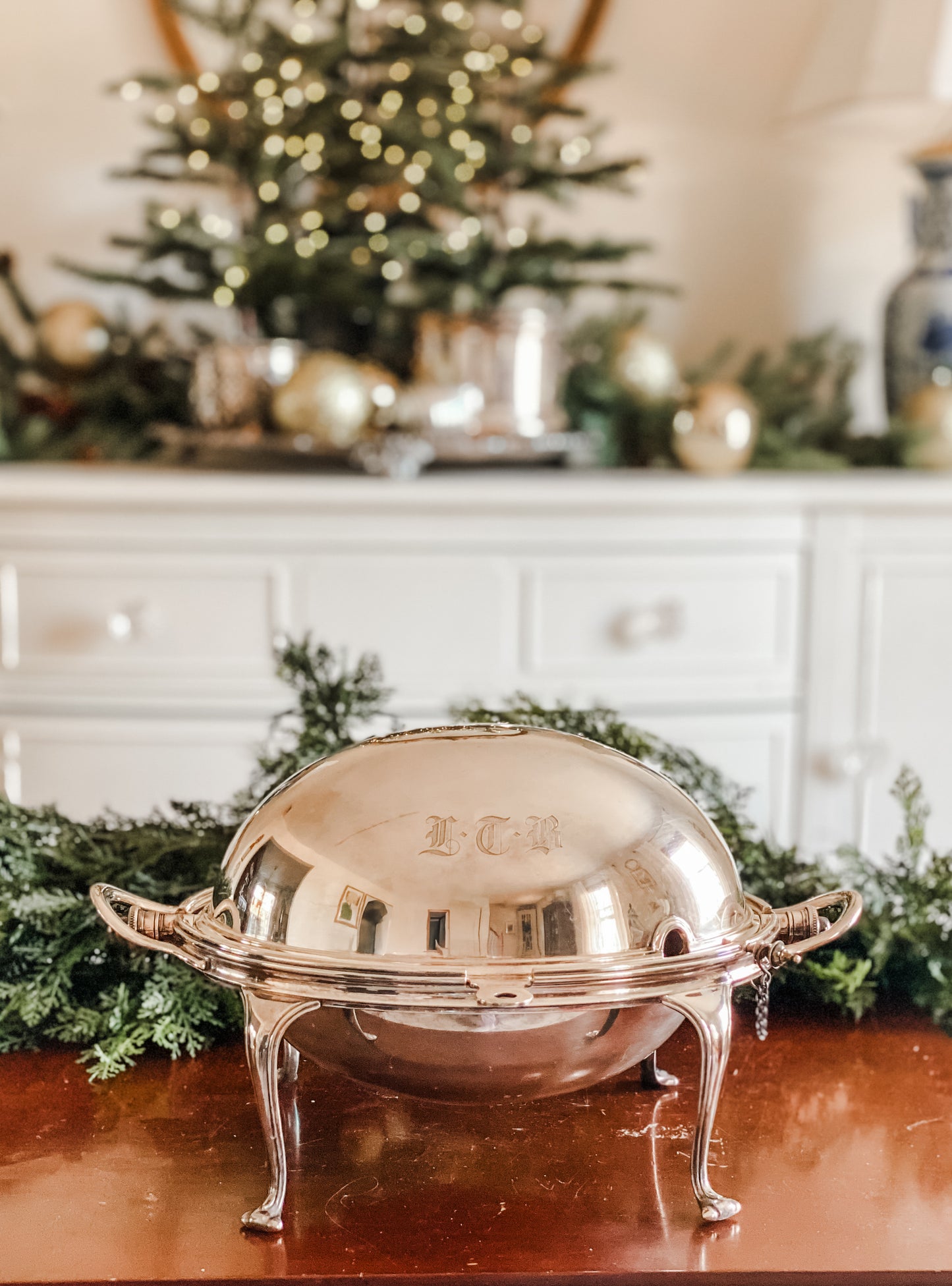 Antique Mappin and Webb Domed Server