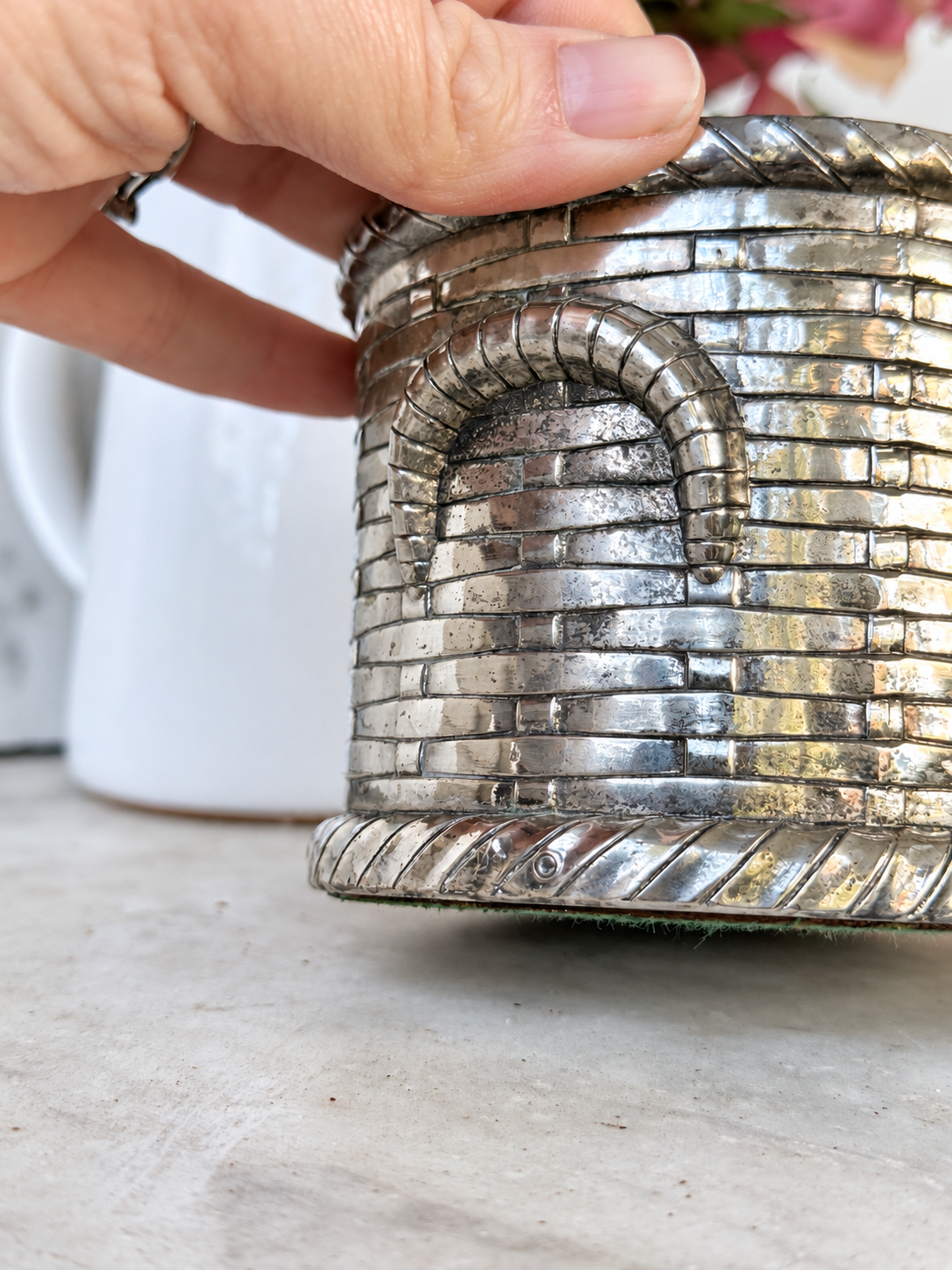 Basket Weave Bottle Coaster