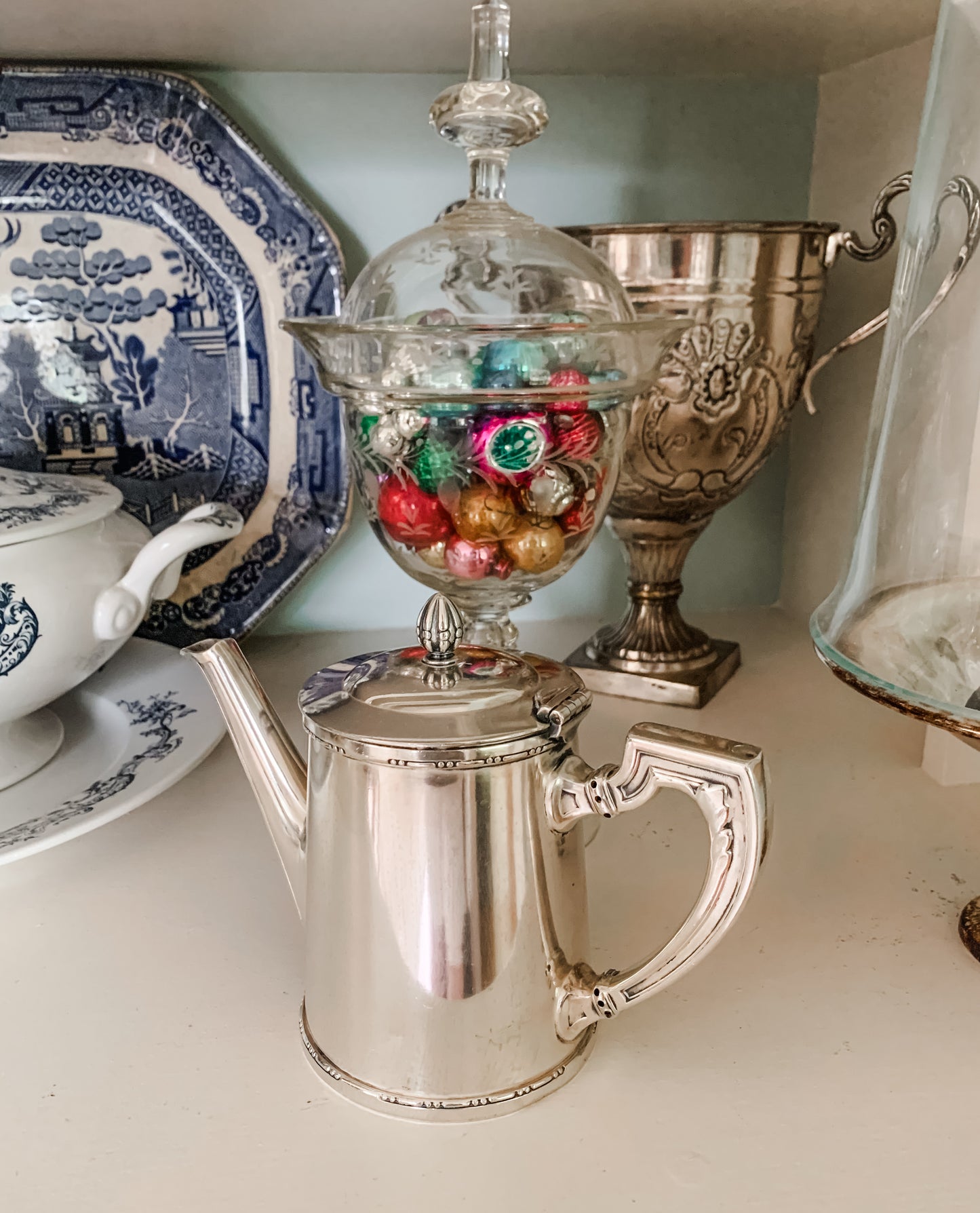 Elegant Small French Antique Coffee Pot