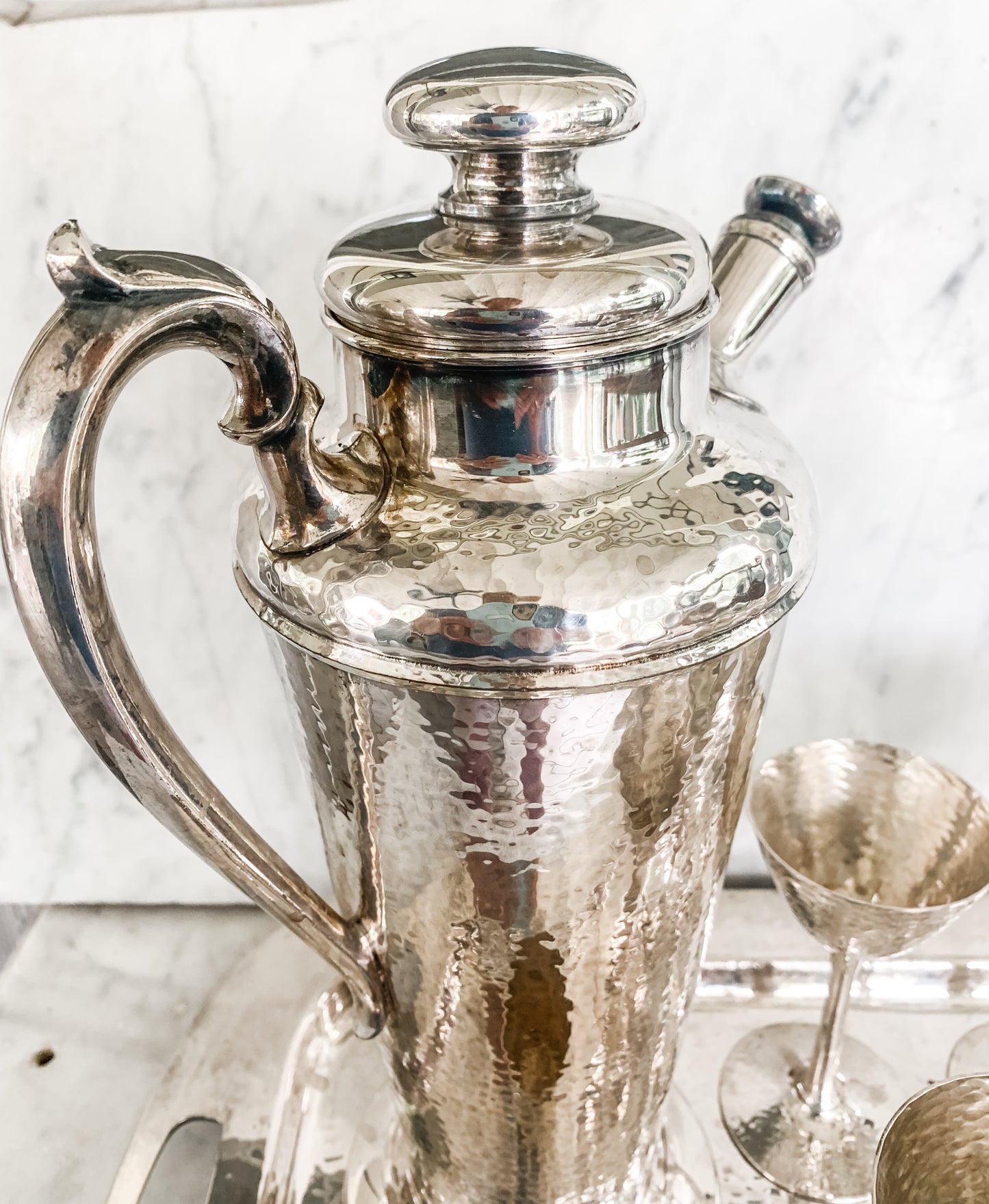 Fabulous Complete 1910's-1920's Meriden Cocktail Set