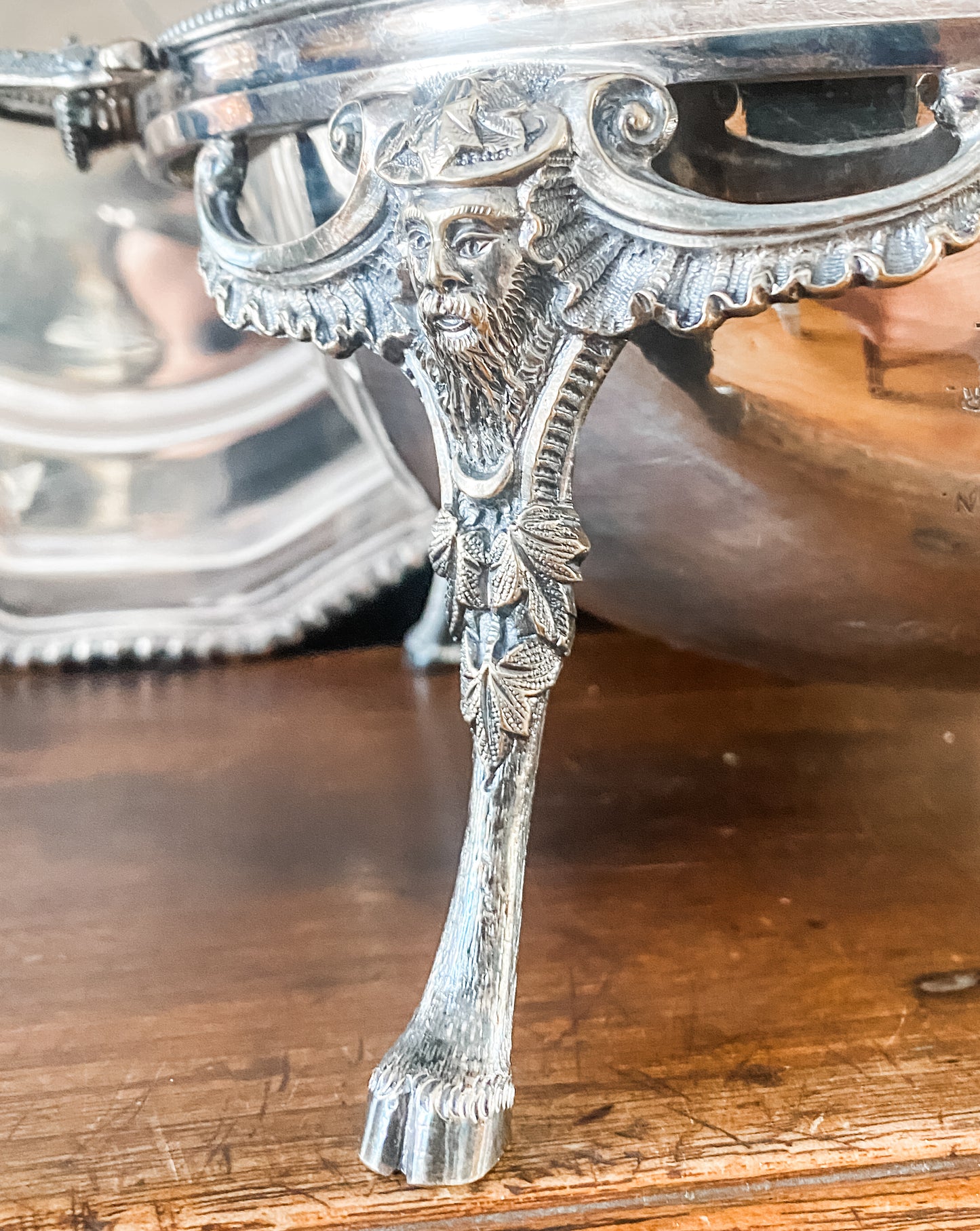 Historic British Military Presentation Rolling Dome Server, Victorian Era