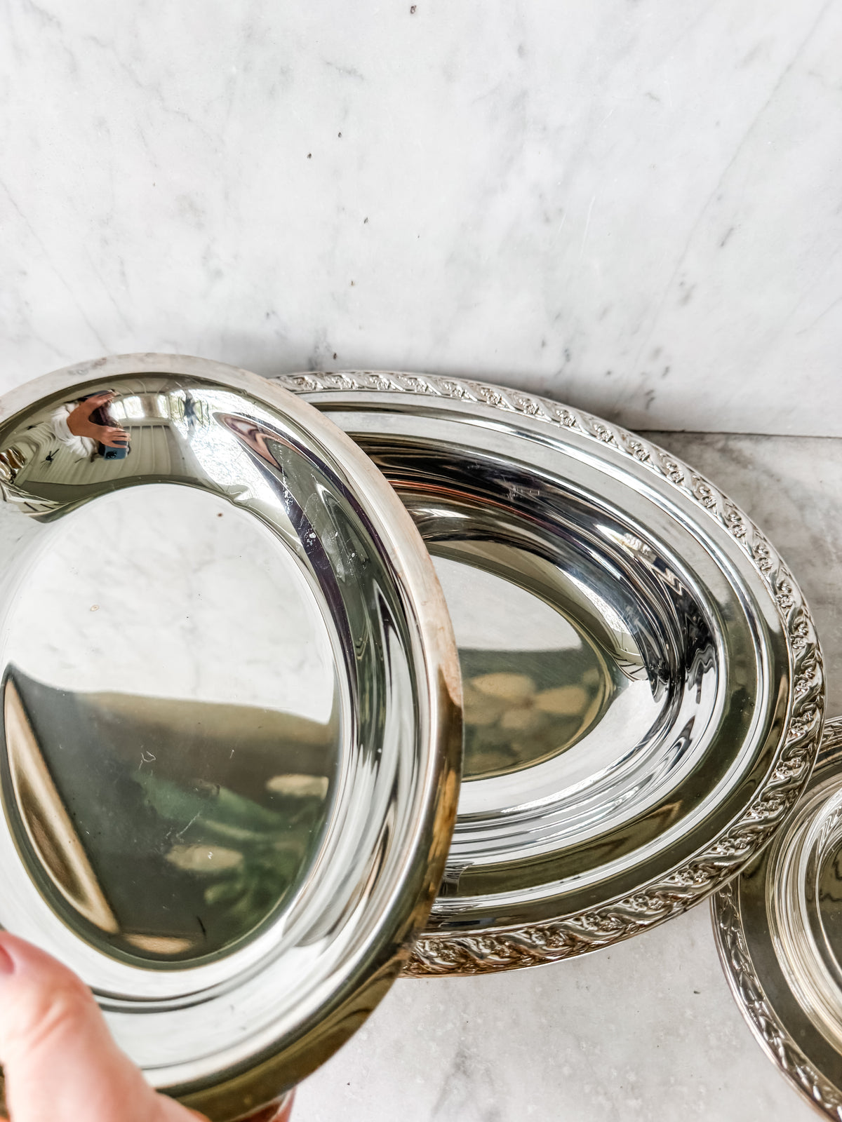 Silver Savings Set: Three Vintage Serving Pieces