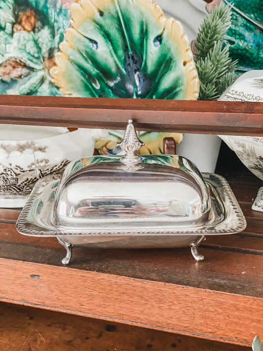 Sheffield Silver Co. Butter Dish