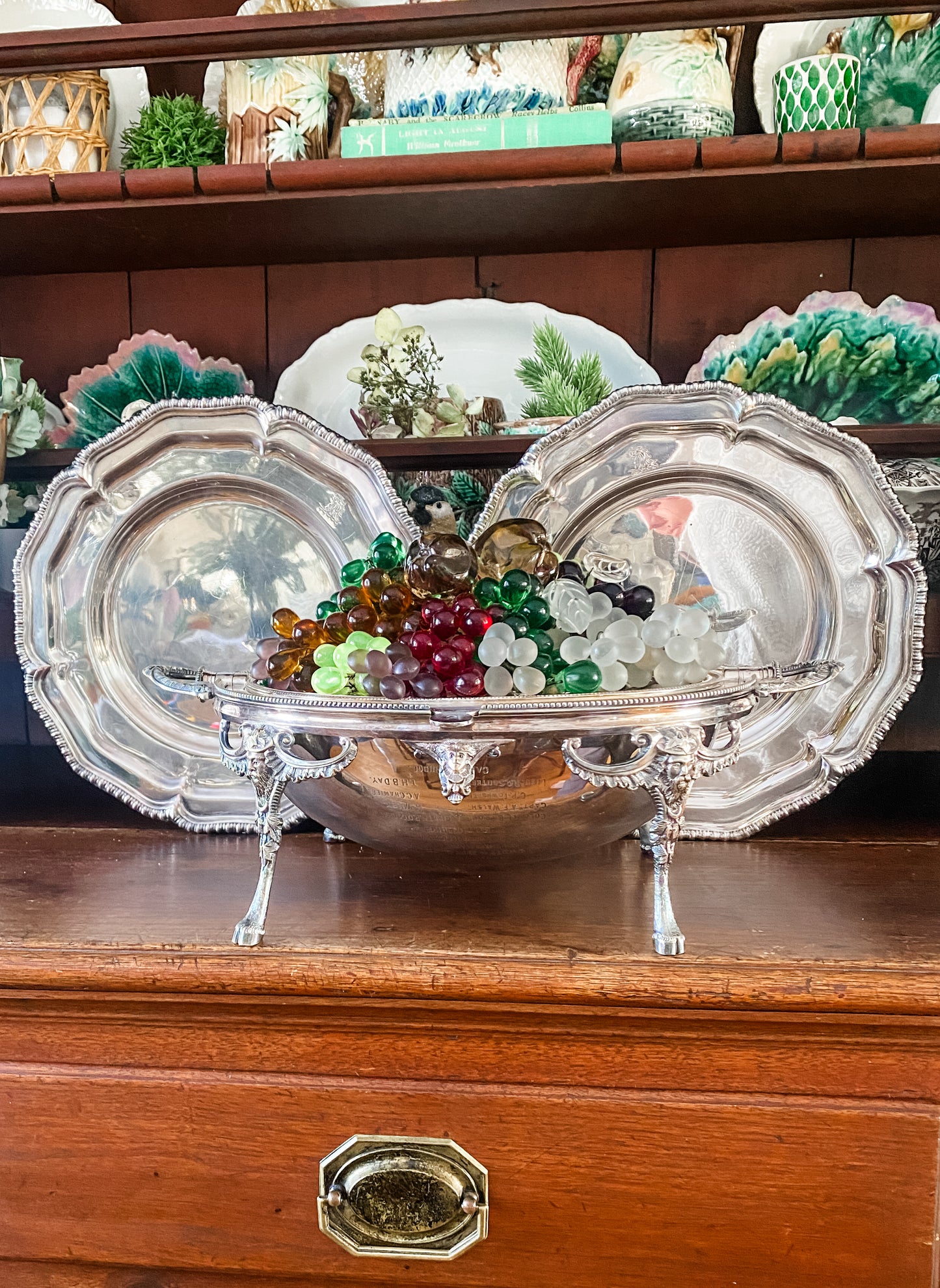 Historic British Military Presentation Rolling Dome Server, Victorian Era