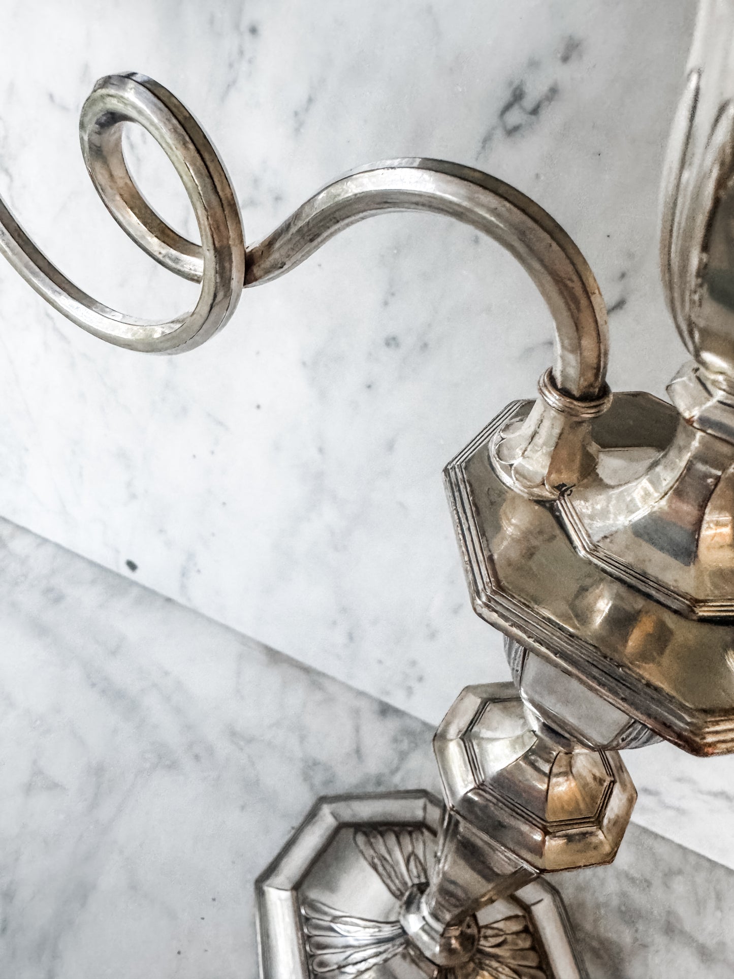 Old Sheffield Plate Candelabra Circa 1800-1825