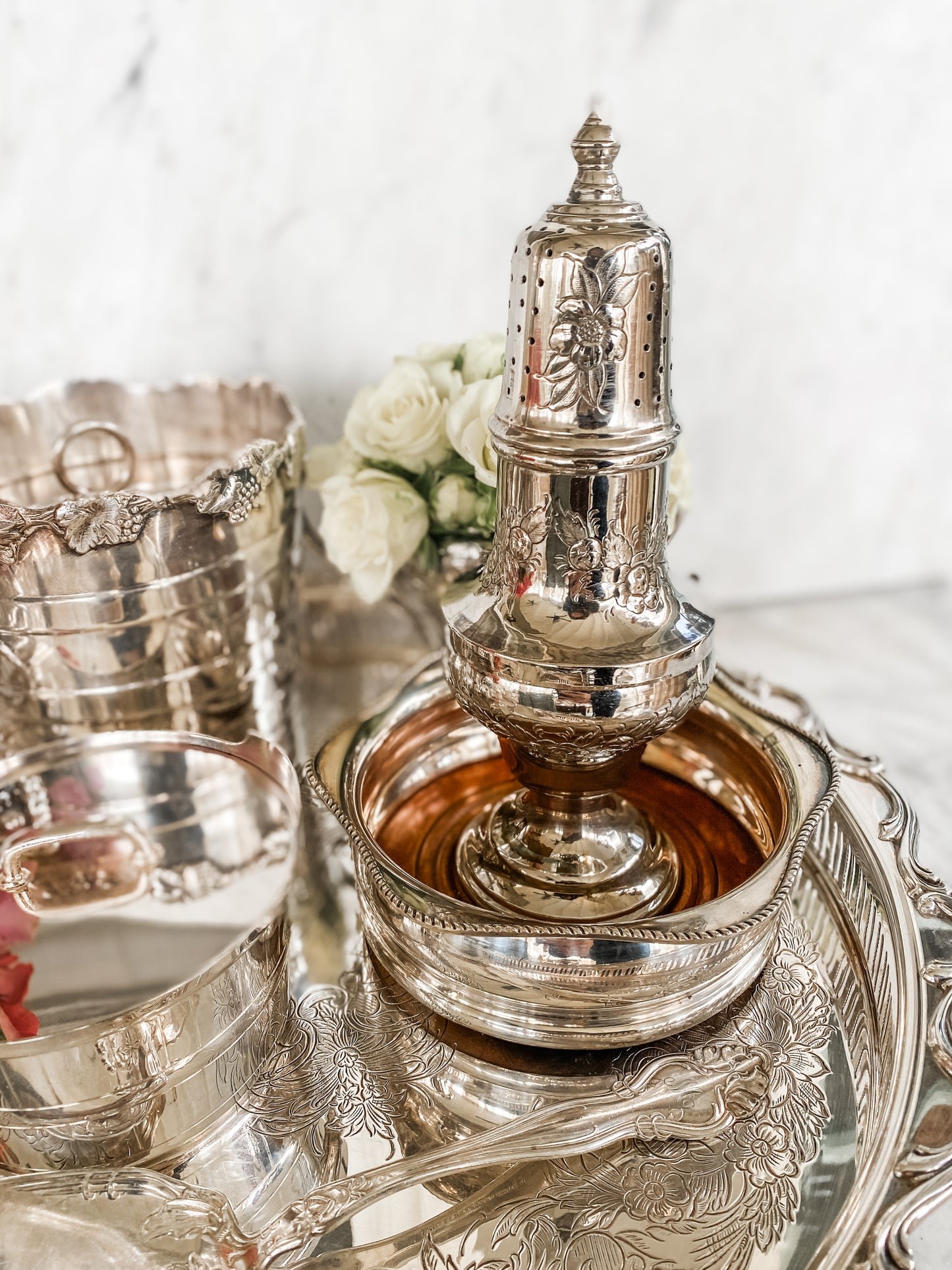 Large Antique Muffineer