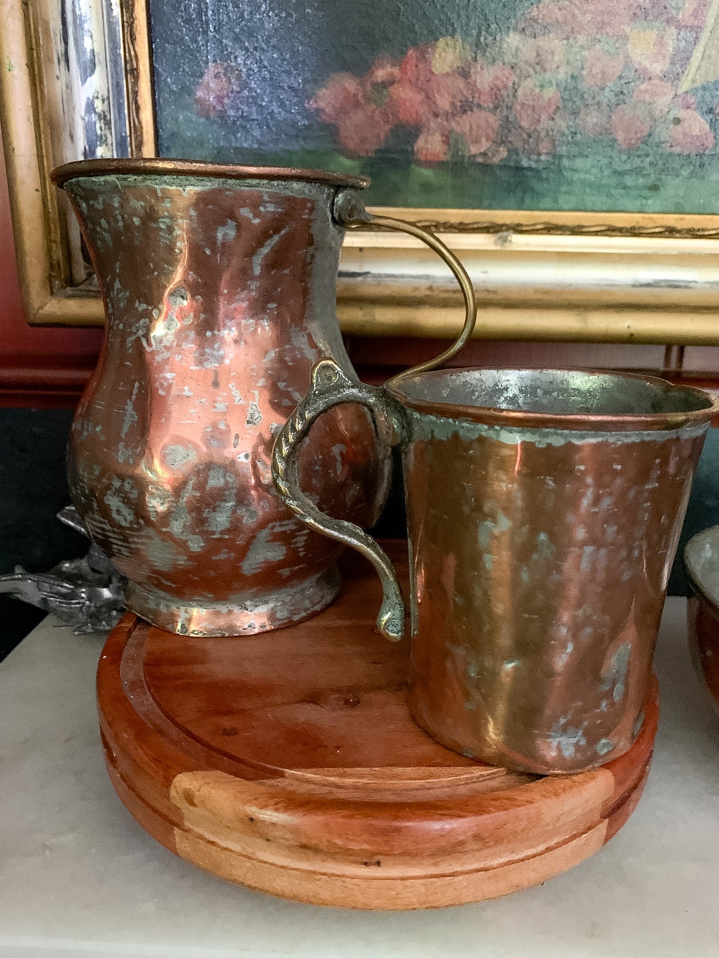 3 Antique Copper Vessels