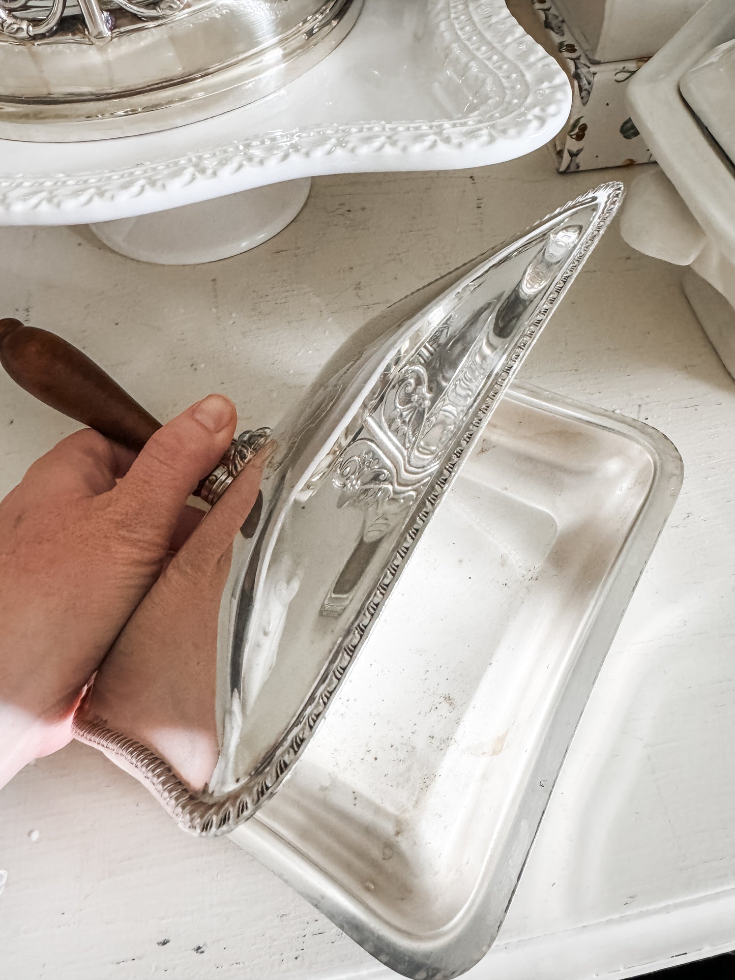Antique Crumb Catcher