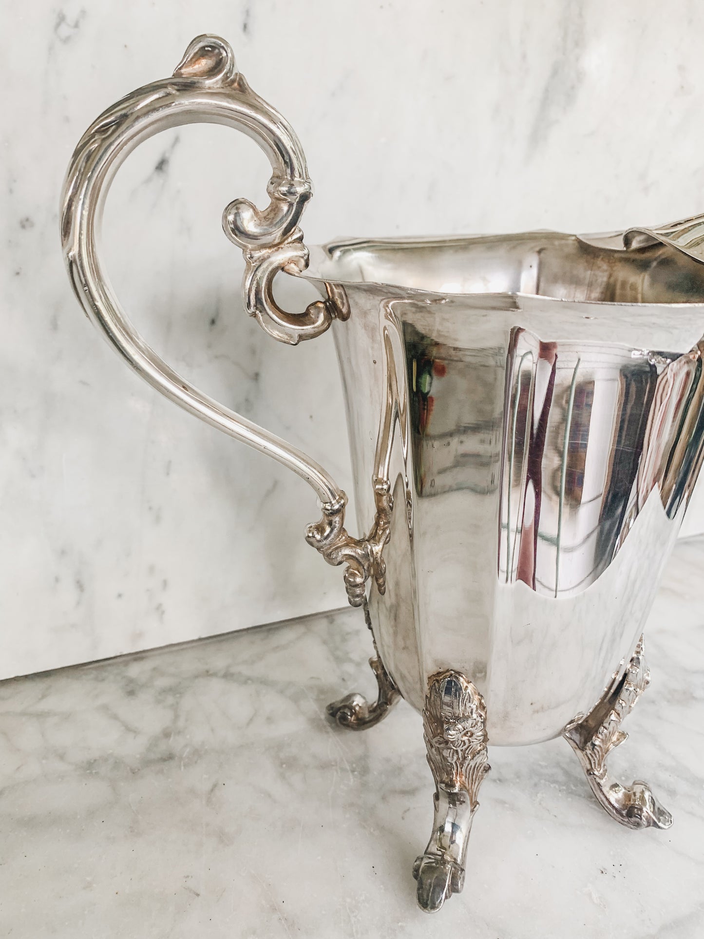 Excellent Antique Footed Pitcher