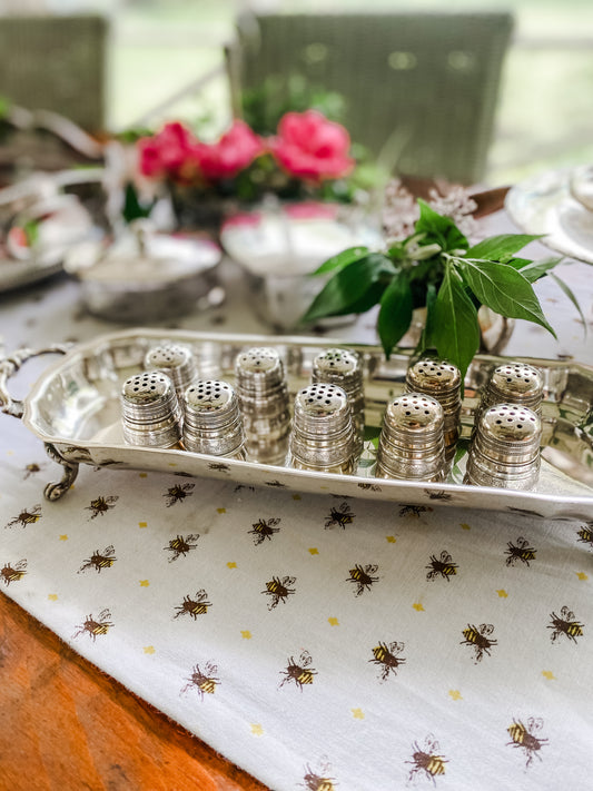 Antique Miniature Salt Shakers Set of 10