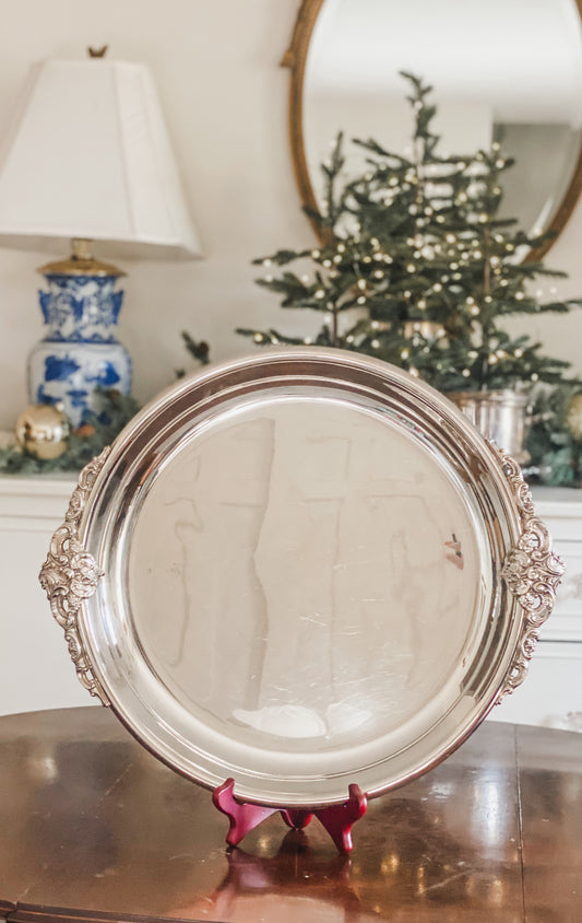 Stunning Baroque Double Handled Tray